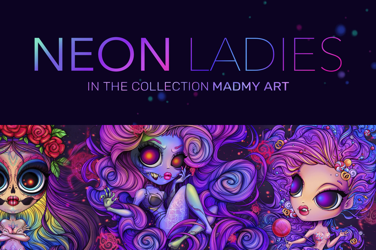 Neon Ladies — Изображение №1 — Иллюстрация на Dprofile