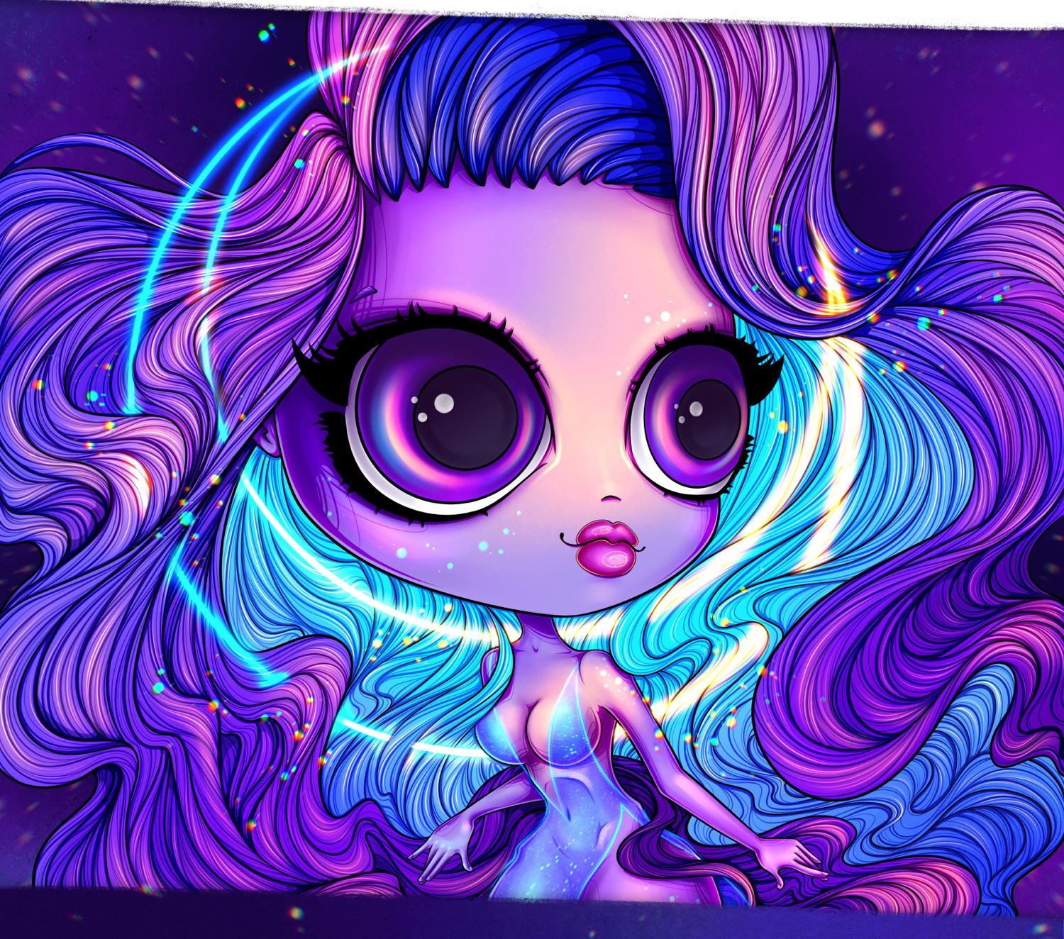 Neon Ladies NFT Collection — Изображение №8 — Иллюстрация на Dprofile