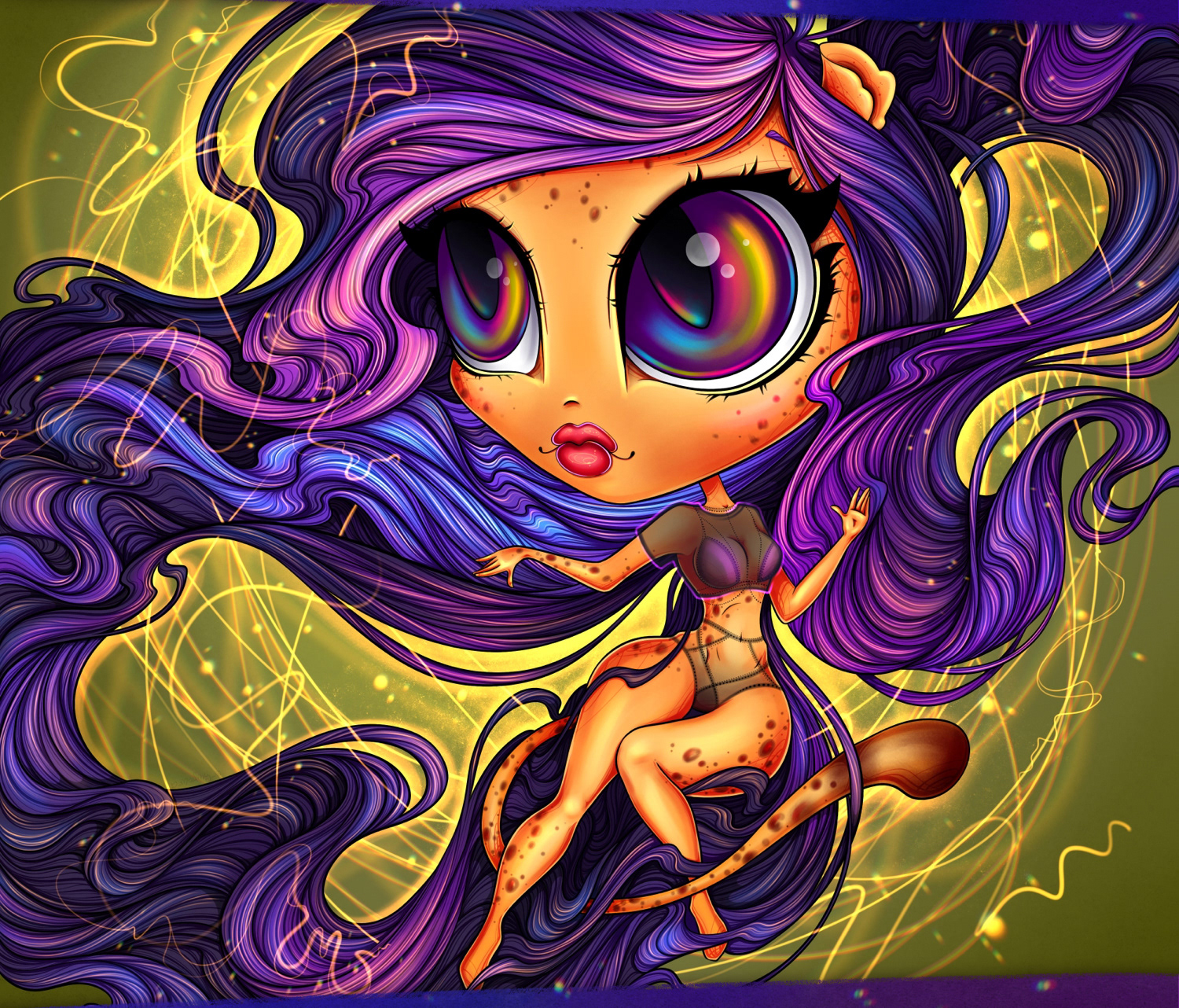 Neon Ladies NFT Collection — Изображение №4 — Иллюстрация на Dprofile