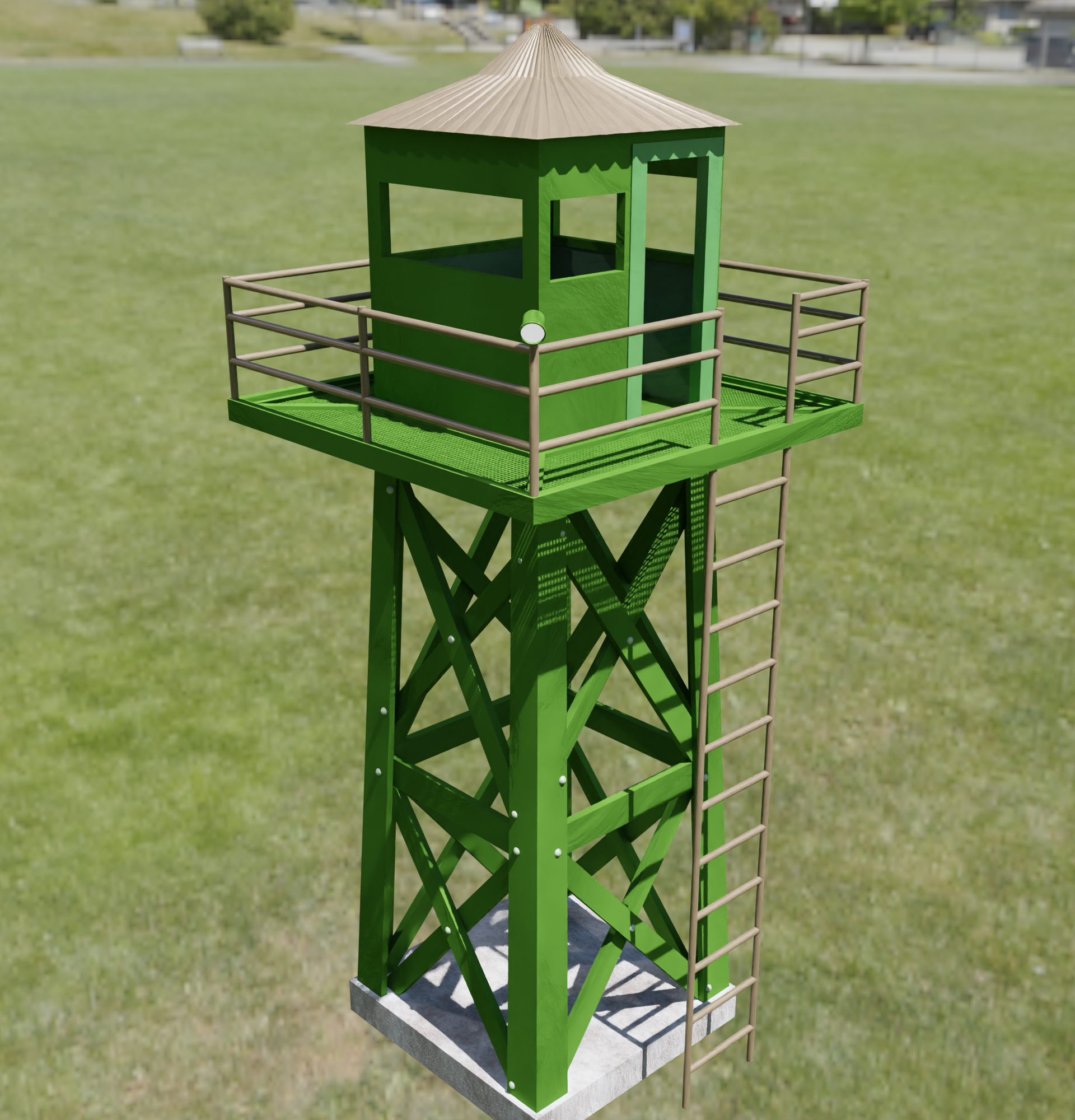 Смотровая вышка — Изображение №1 — Иллюстрация, 3D на Dprofile