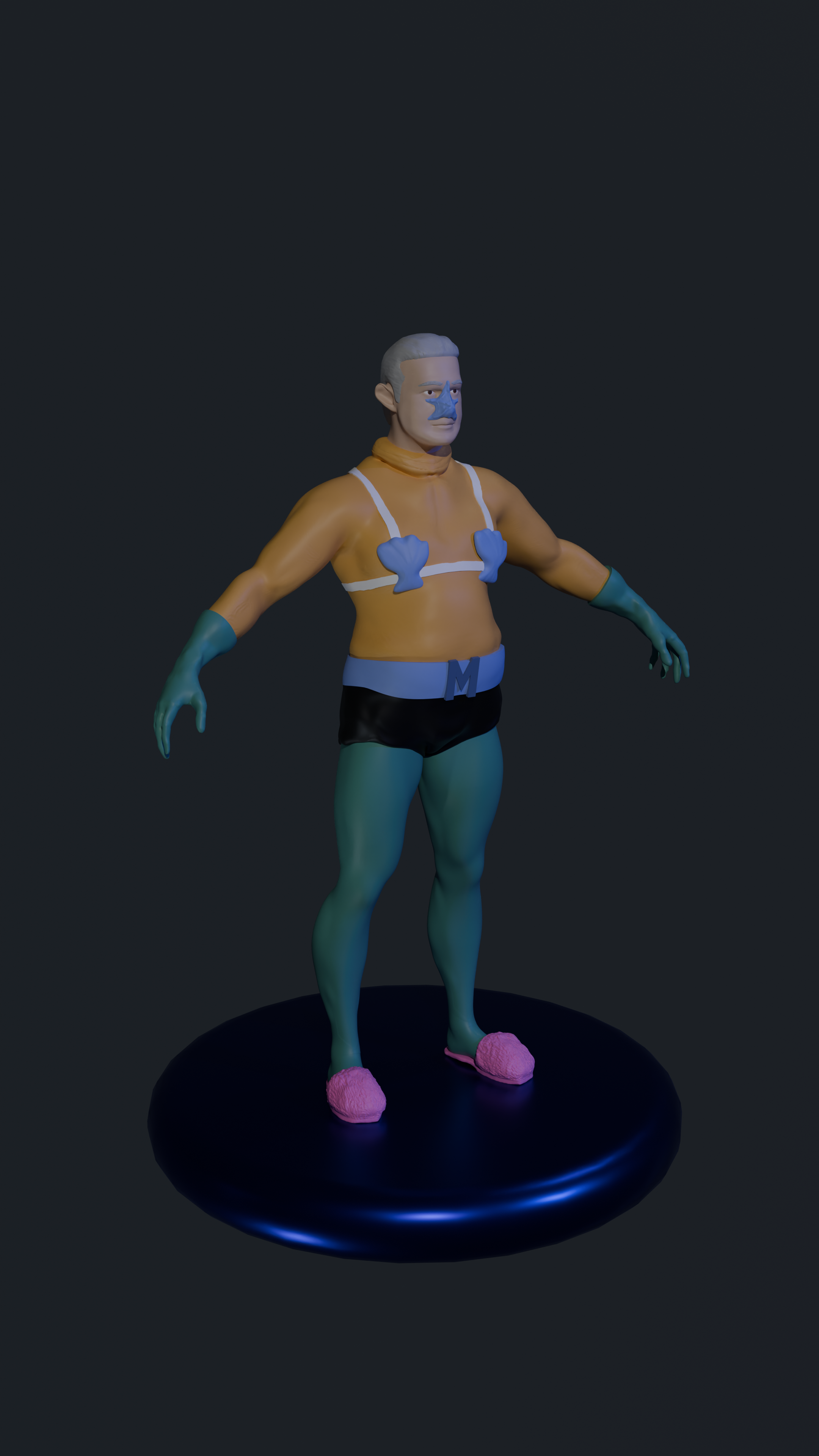 Модель Морского Супермена — Изображение №1 — Иллюстрация на Dprofile