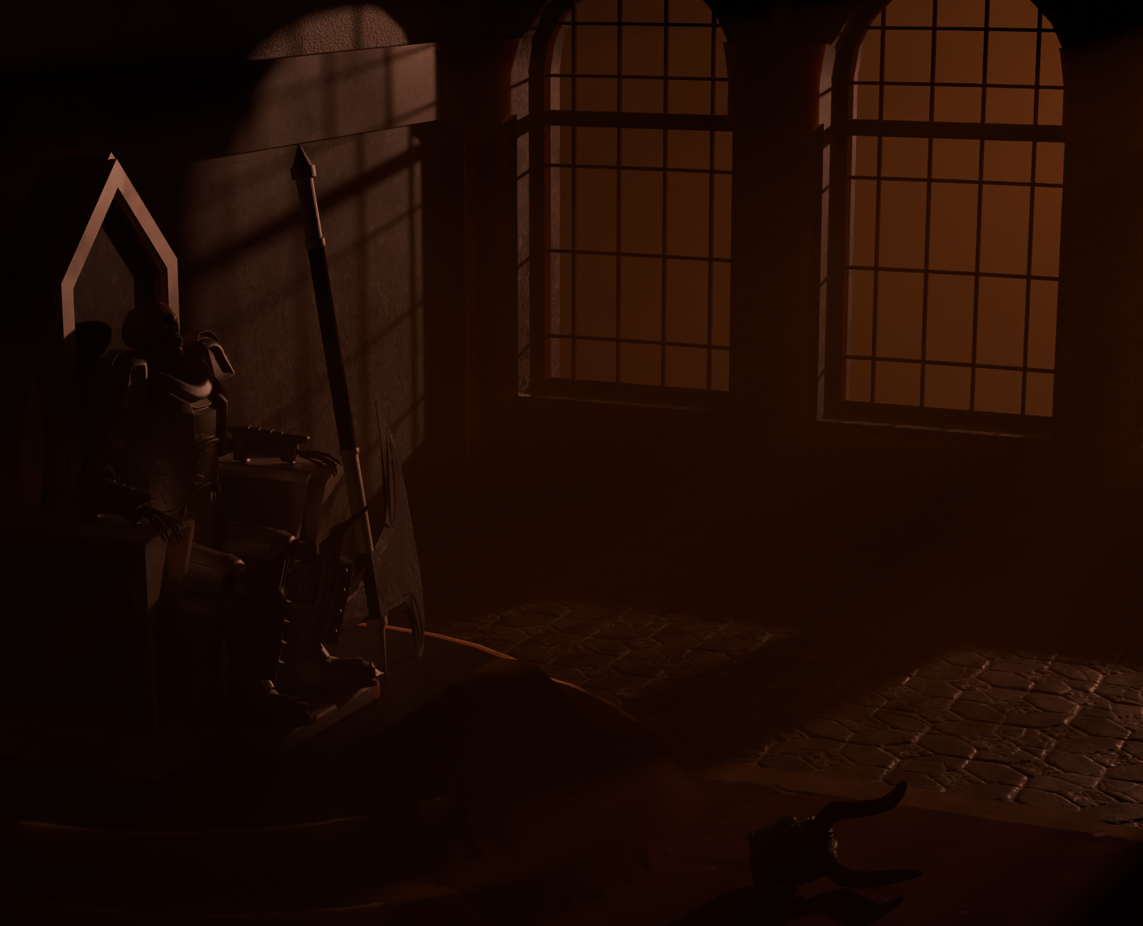 Король скелетов — Иллюстрация, Графика на Dprofile