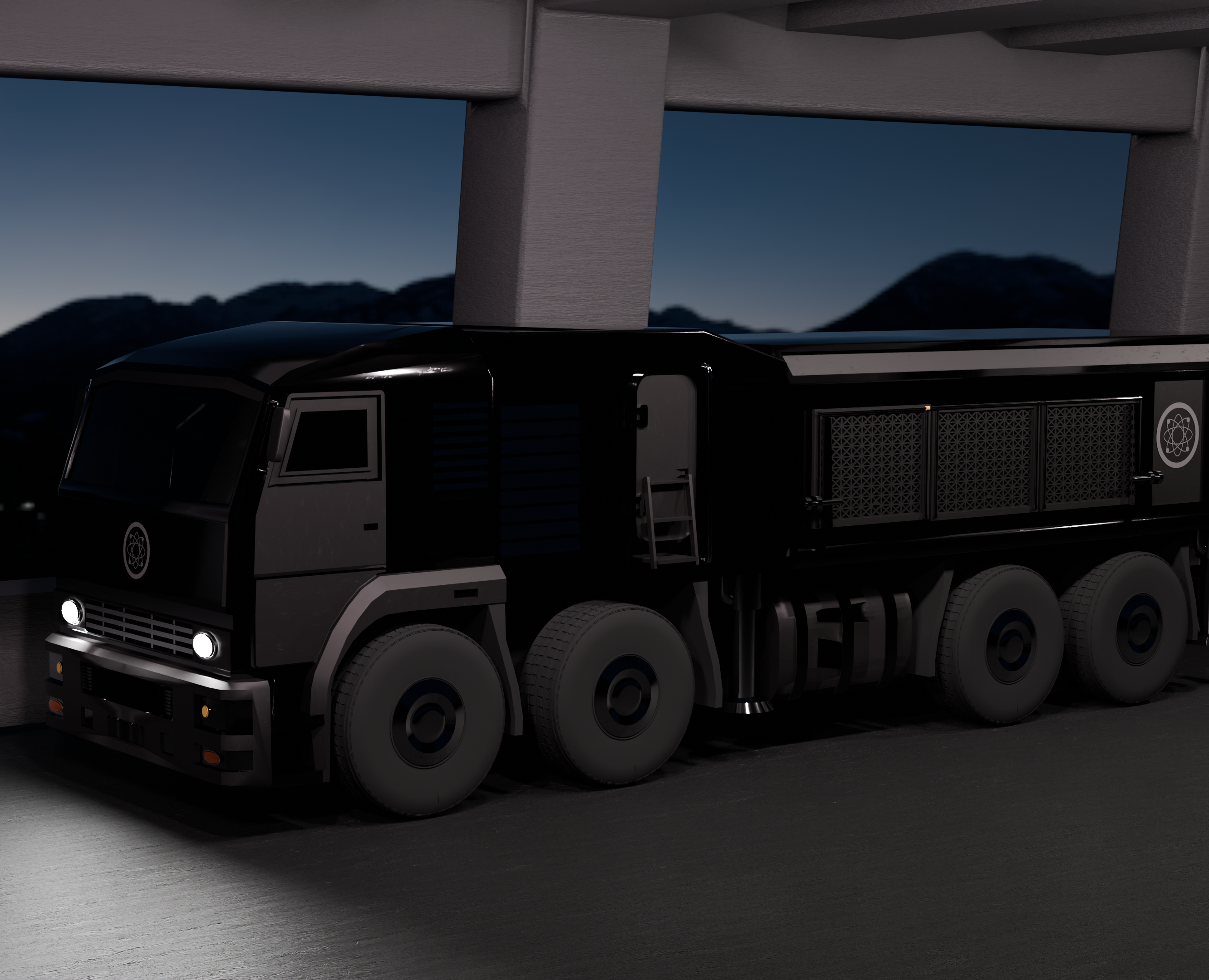 Бронированный грузовой транспорт "Atom industry" на Dprofile