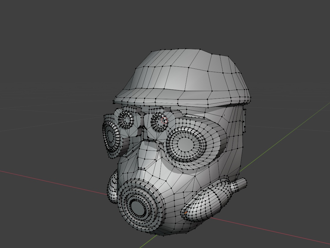 Маска отряда спецподразделения — Изображение №4 — Иллюстрация, 3D на Dprofile