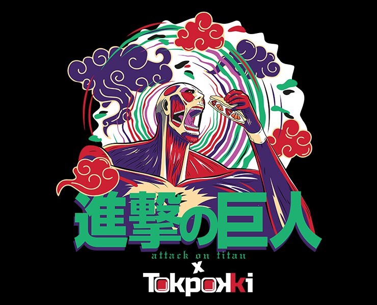 Attack on Titan & Tokpokki cafe — Брендинг, Графика на Dprofile