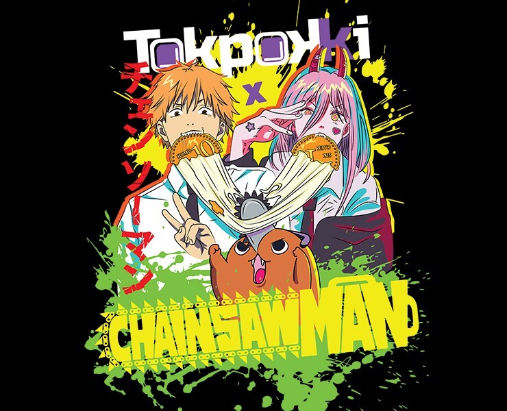 ChainsawMAN & Tokpokki — Брендинг, Графика на Dprofile