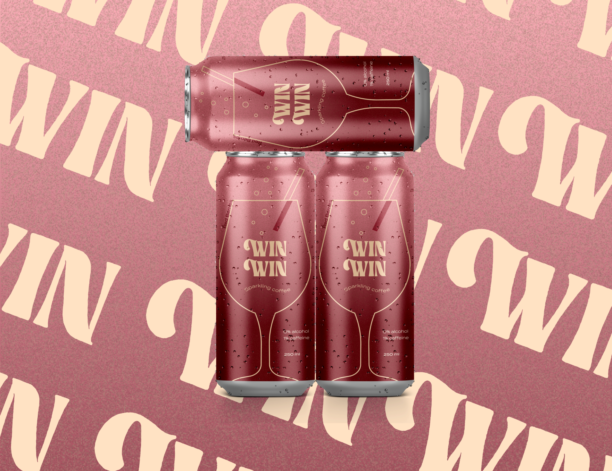 Дизайн упаковки | Win Win Sparkling coffee — Изображение №7 — Брендинг, Графика на Dprofile