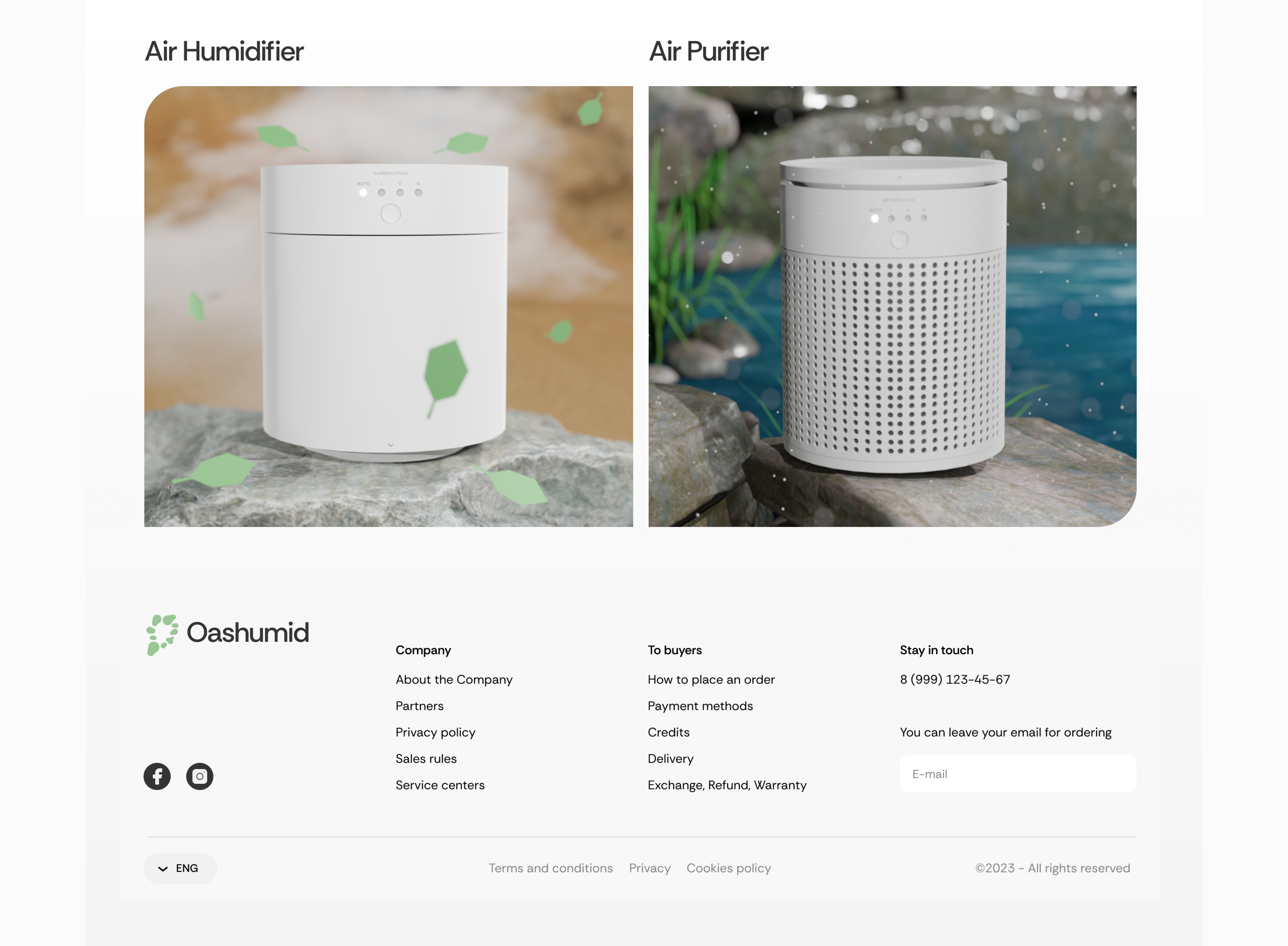 Air purifier with humidifier «Oashumid» - 3D model — Изображение №7 — Интерфейсы, Иллюстрация на Dprofile