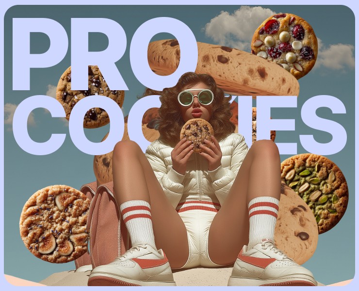 PROCOOKIES / Сайт и айдентика для бренда печенья — Интерфейсы, Брендинг на Dprofile