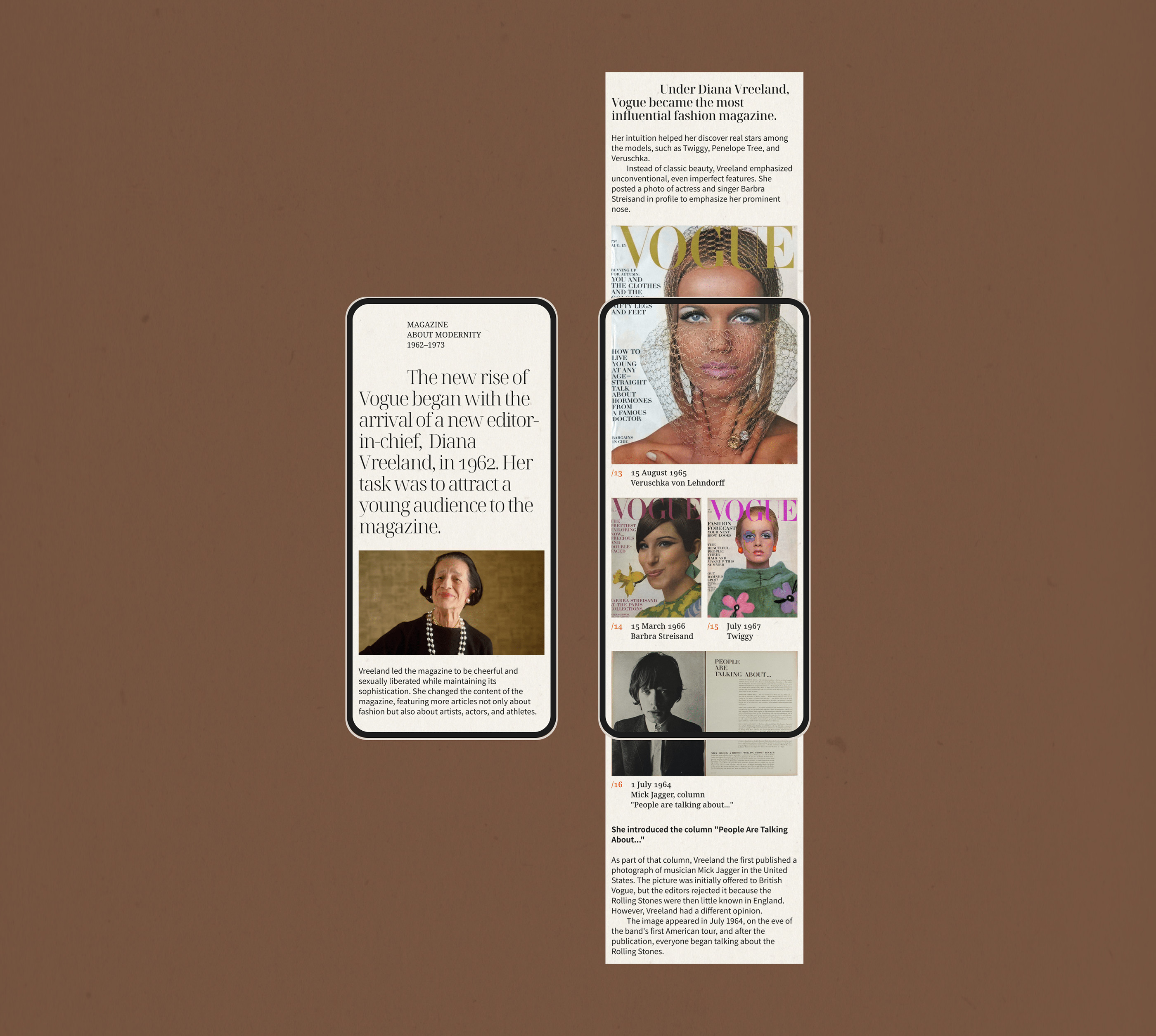 VOGUE MAGAZINE longread website design — Изображение №5 — Интерфейсы на Dprofile