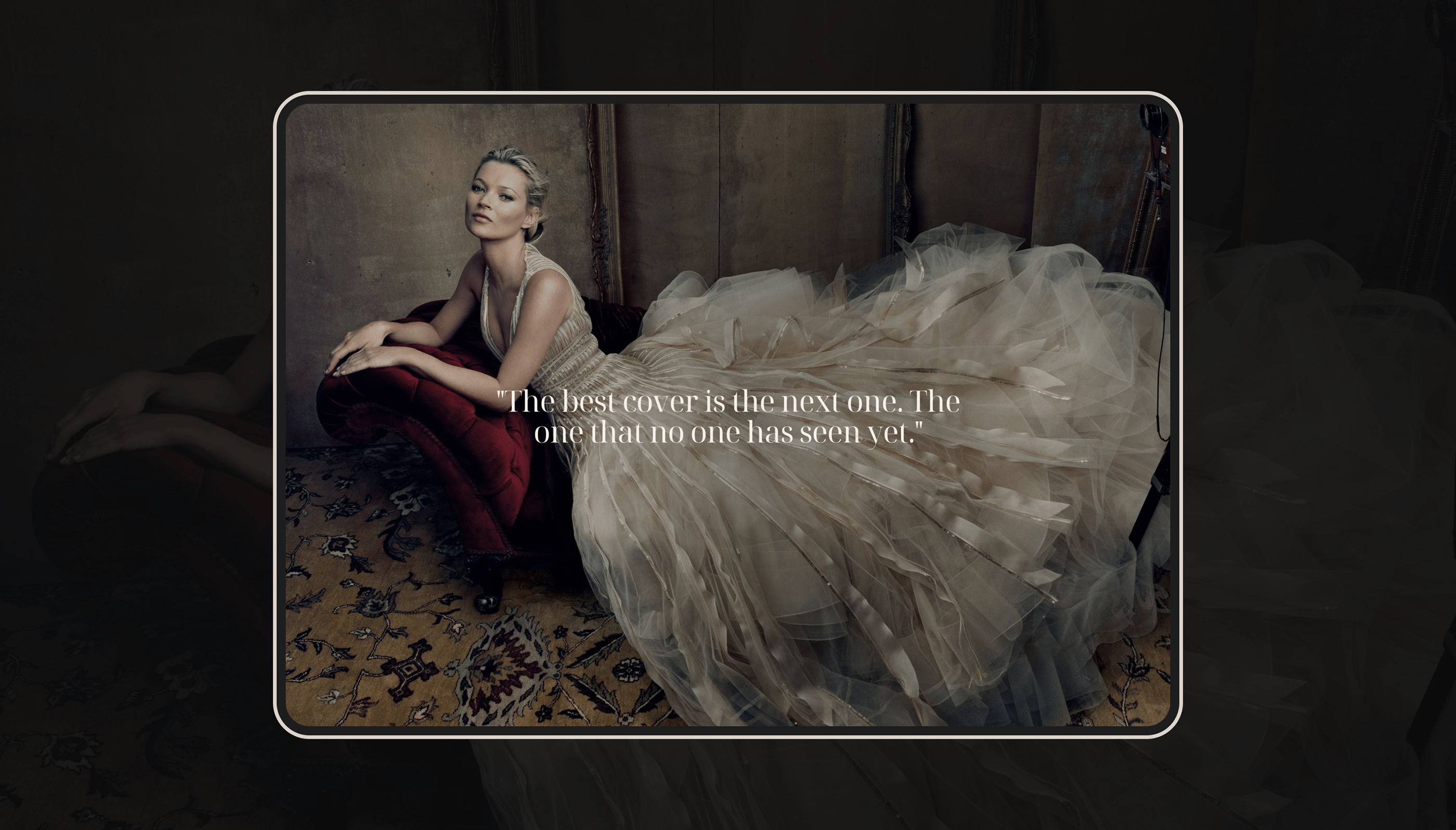 VOGUE MAGAZINE longread website design — Изображение №6 — Интерфейсы на Dprofile