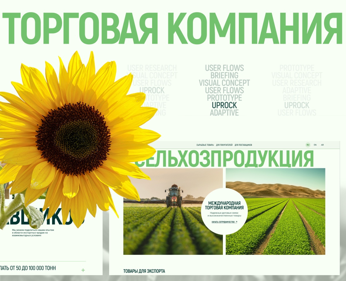 Торговая компания — Интерфейсы, Брендинг на Dprofile