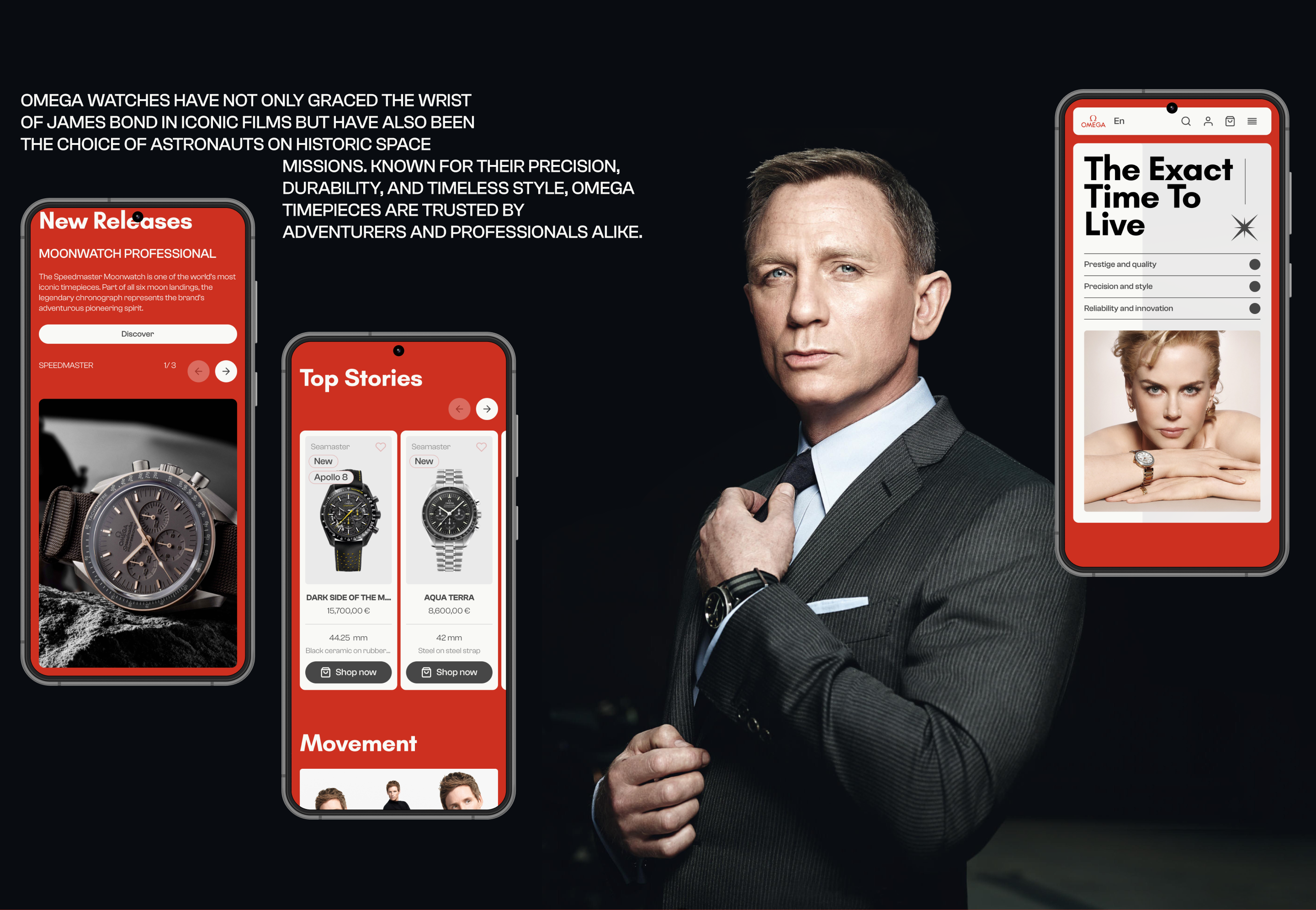 Swiss Luxury Watches — Изображение №4 — Интерфейсы, Брендинг на Dprofile