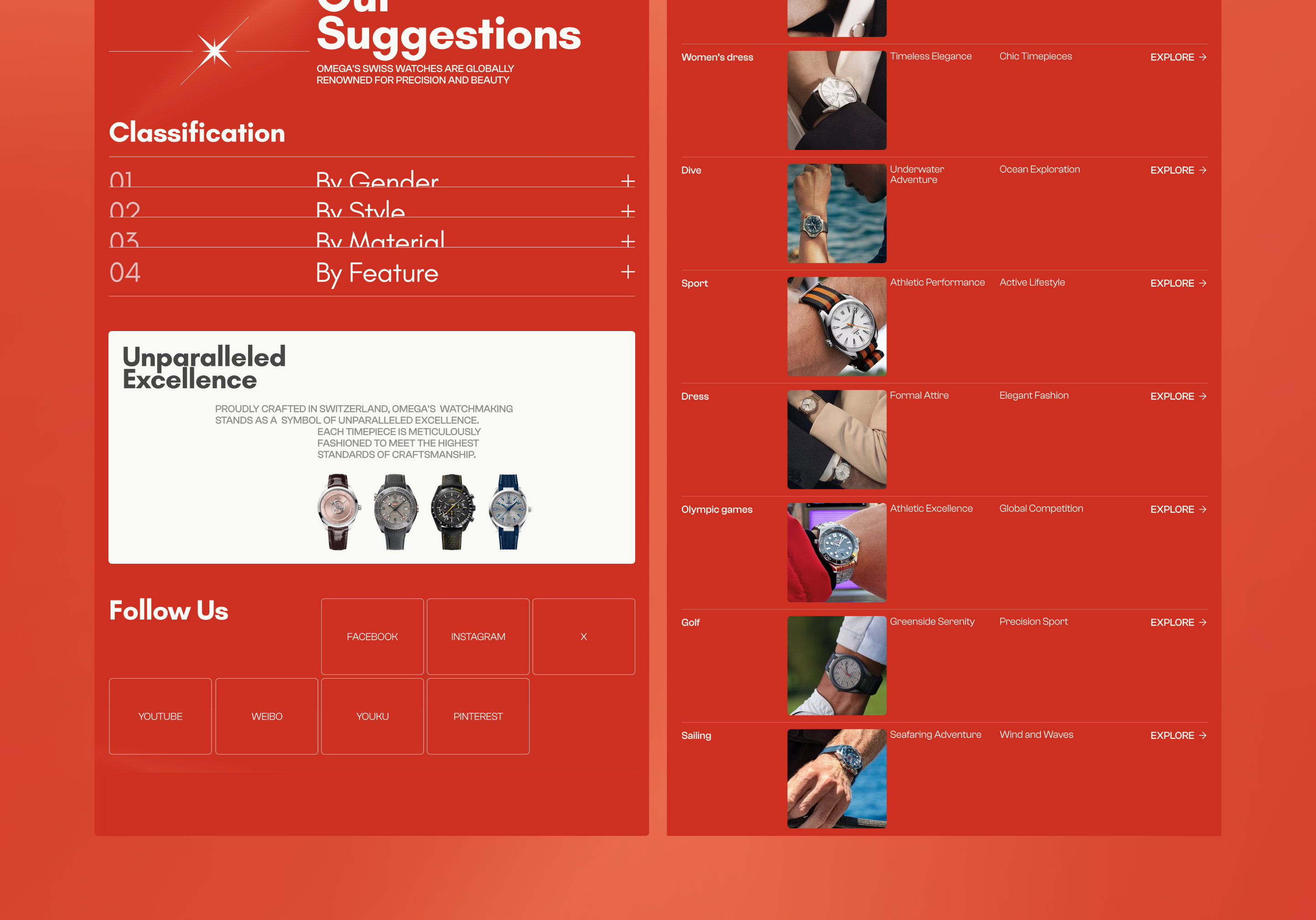 Swiss Luxury Watches — Изображение №15 — Интерфейсы, Брендинг на Dprofile