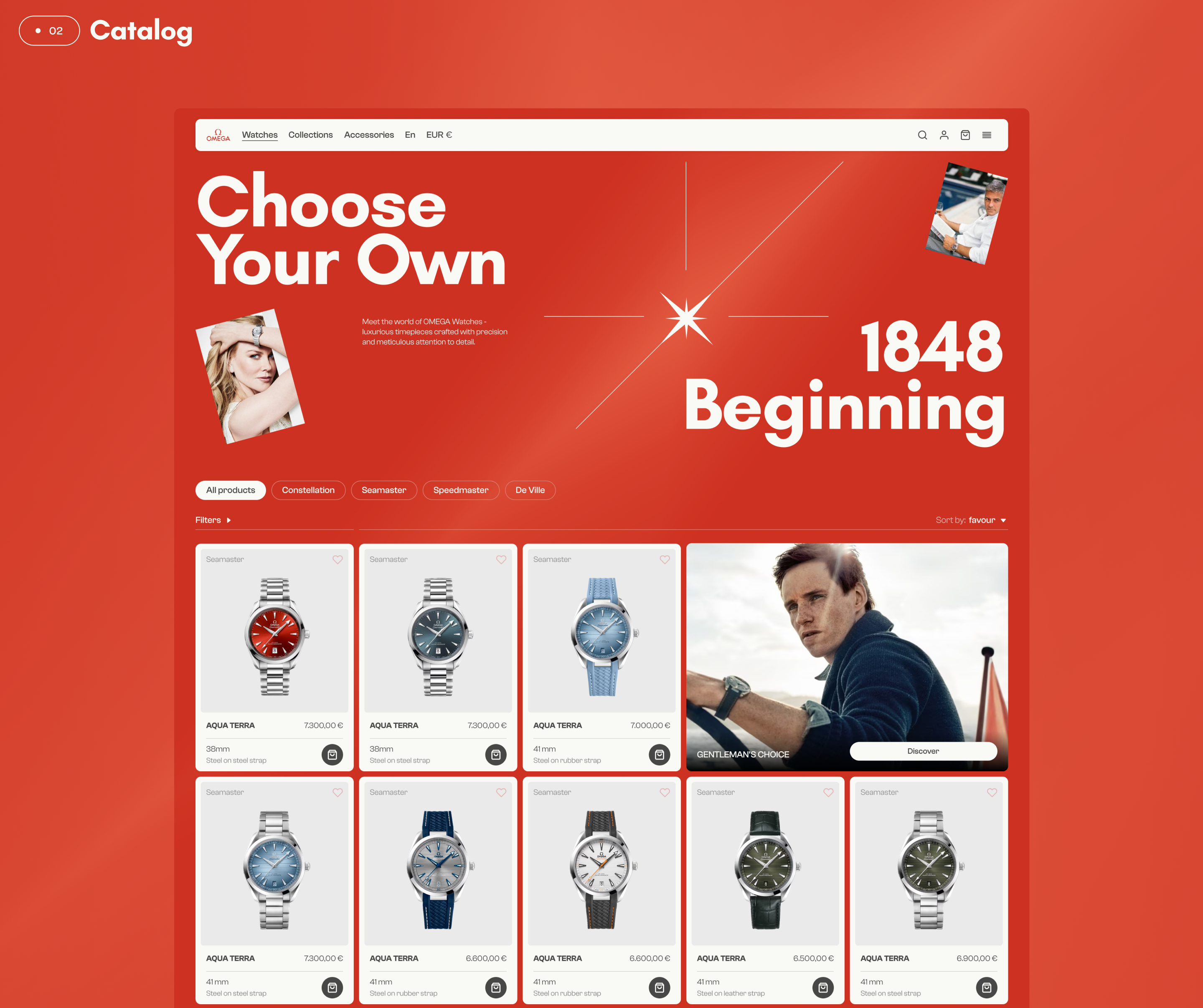 Swiss Luxury Watches — Изображение №5 — Интерфейсы, Брендинг на Dprofile