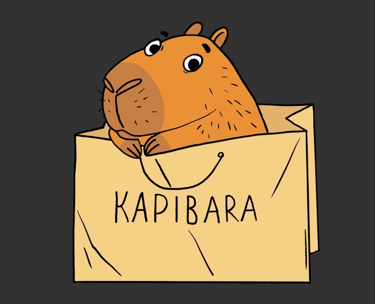 Иллюстрации «Капибары» — Иллюстрация на Dprofile