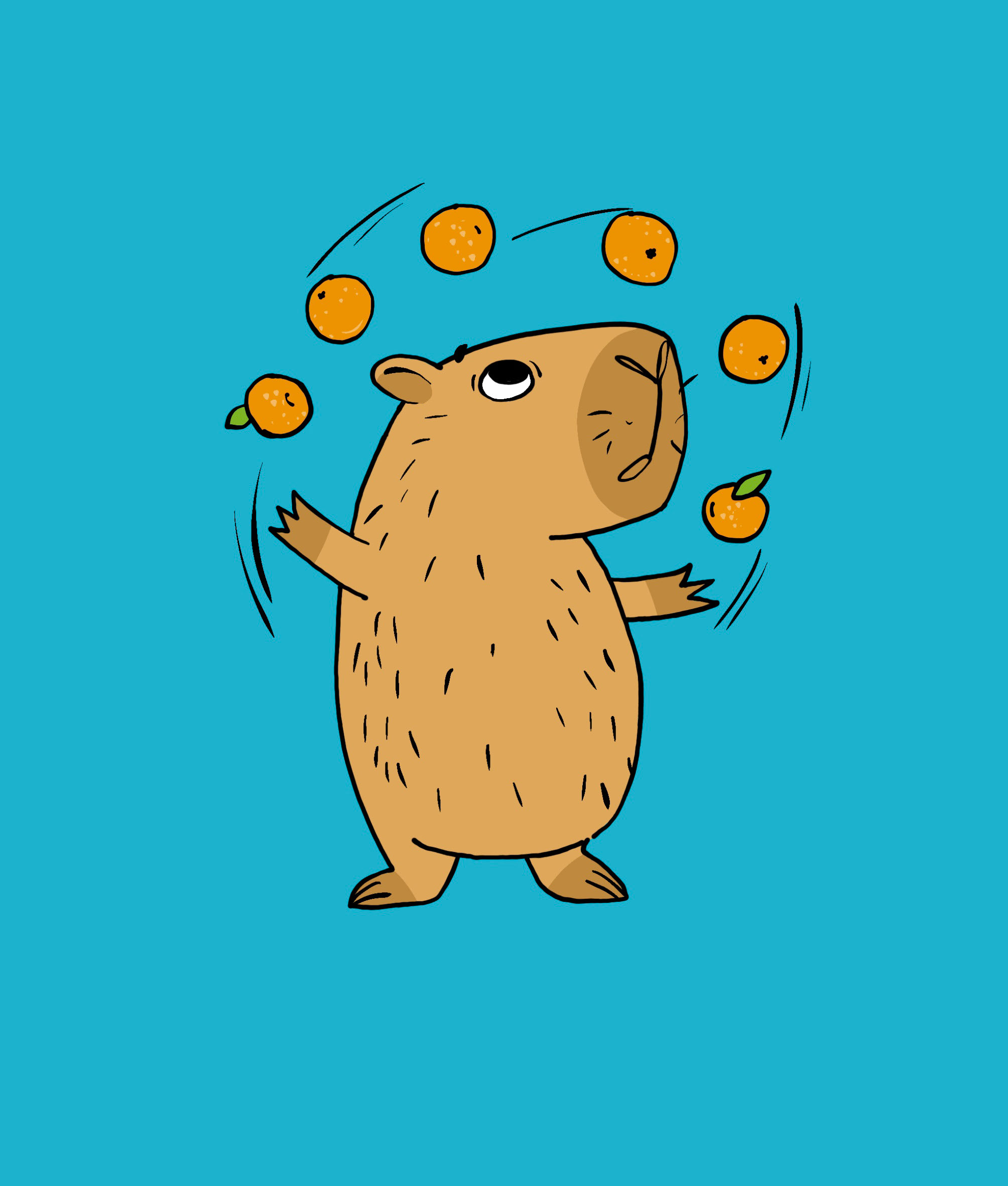 Иллюстрации «Капибары» — Изображение №3 — Иллюстрация на Dprofile