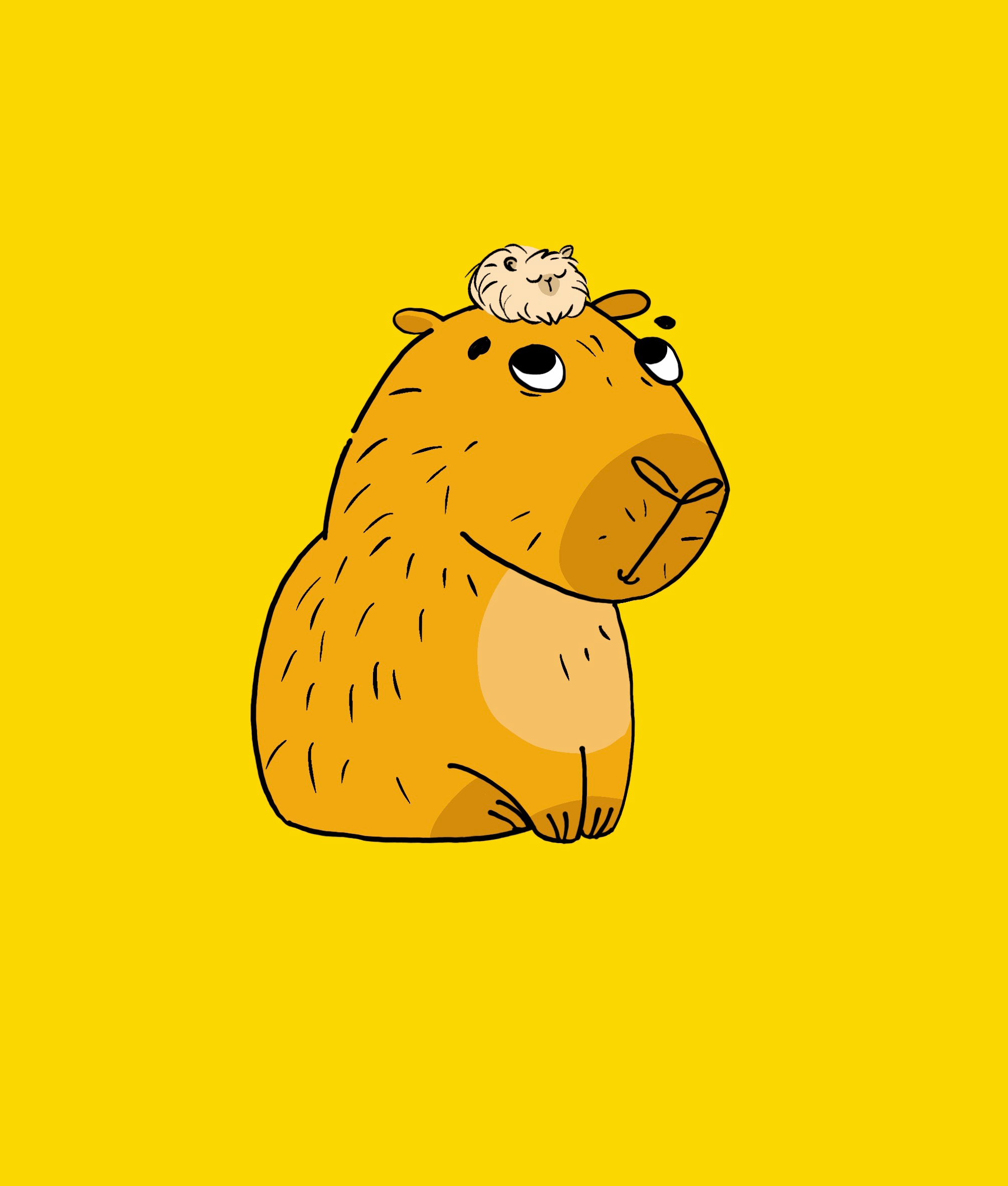 Иллюстрации «Капибары» — Изображение №1 — Иллюстрация на Dprofile