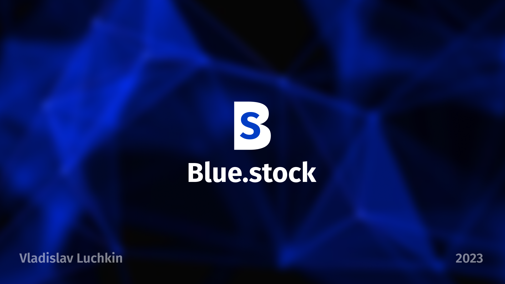 Blue.stock - сервис облачного хранения — Изображение №1 — Брендинг, Графика на Dprofile