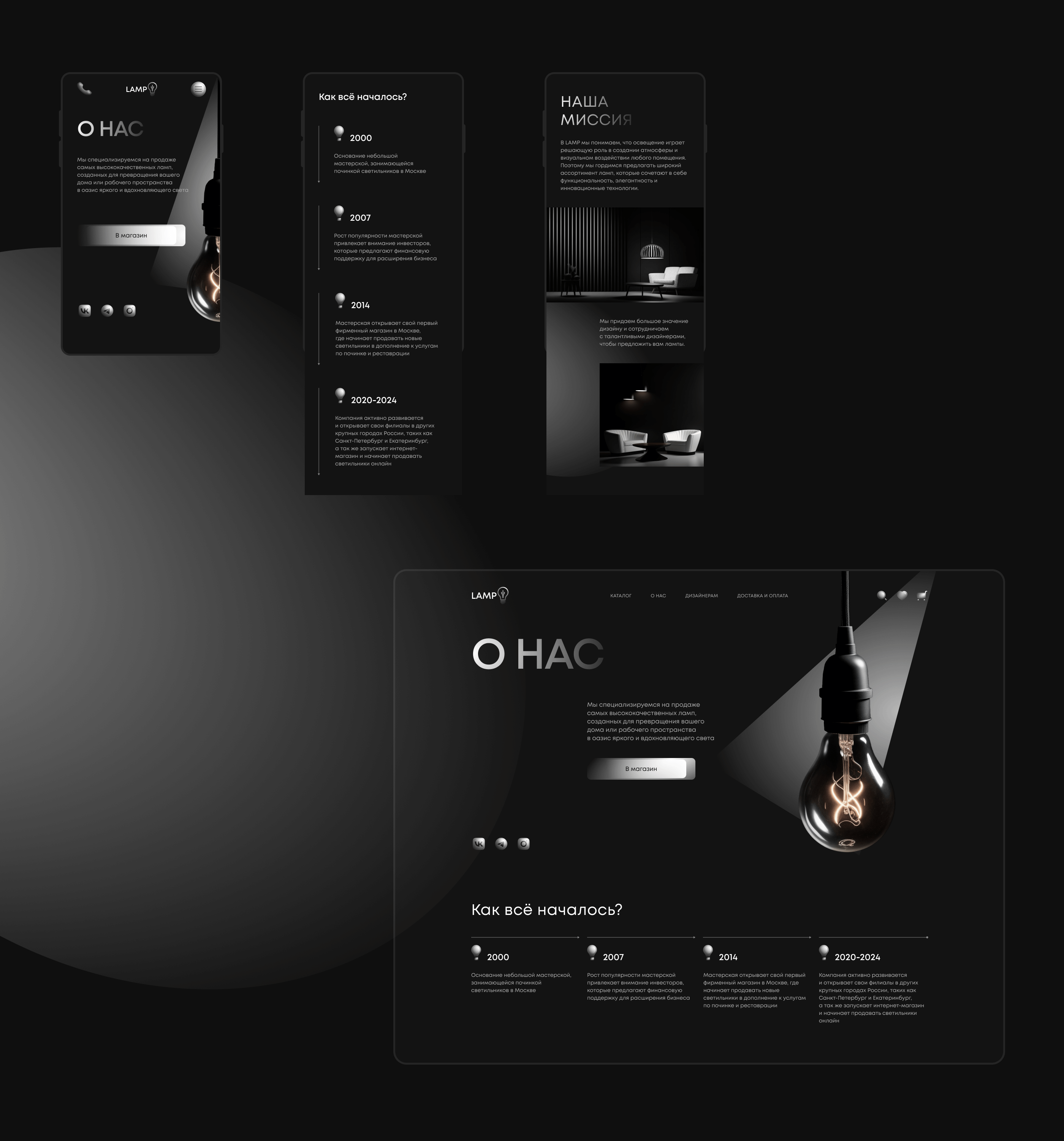 LAMP store | E-commerce — Изображение №9 — Интерфейсы, Иллюстрация на Dprofile