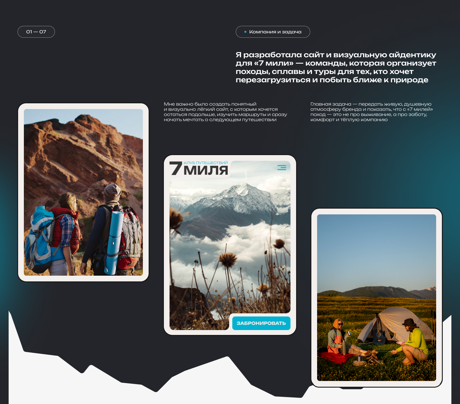 Дизайн сайта для туристической компании | Web-design — Изображение №1 — Интерфейсы, Брендинг на Dprofile