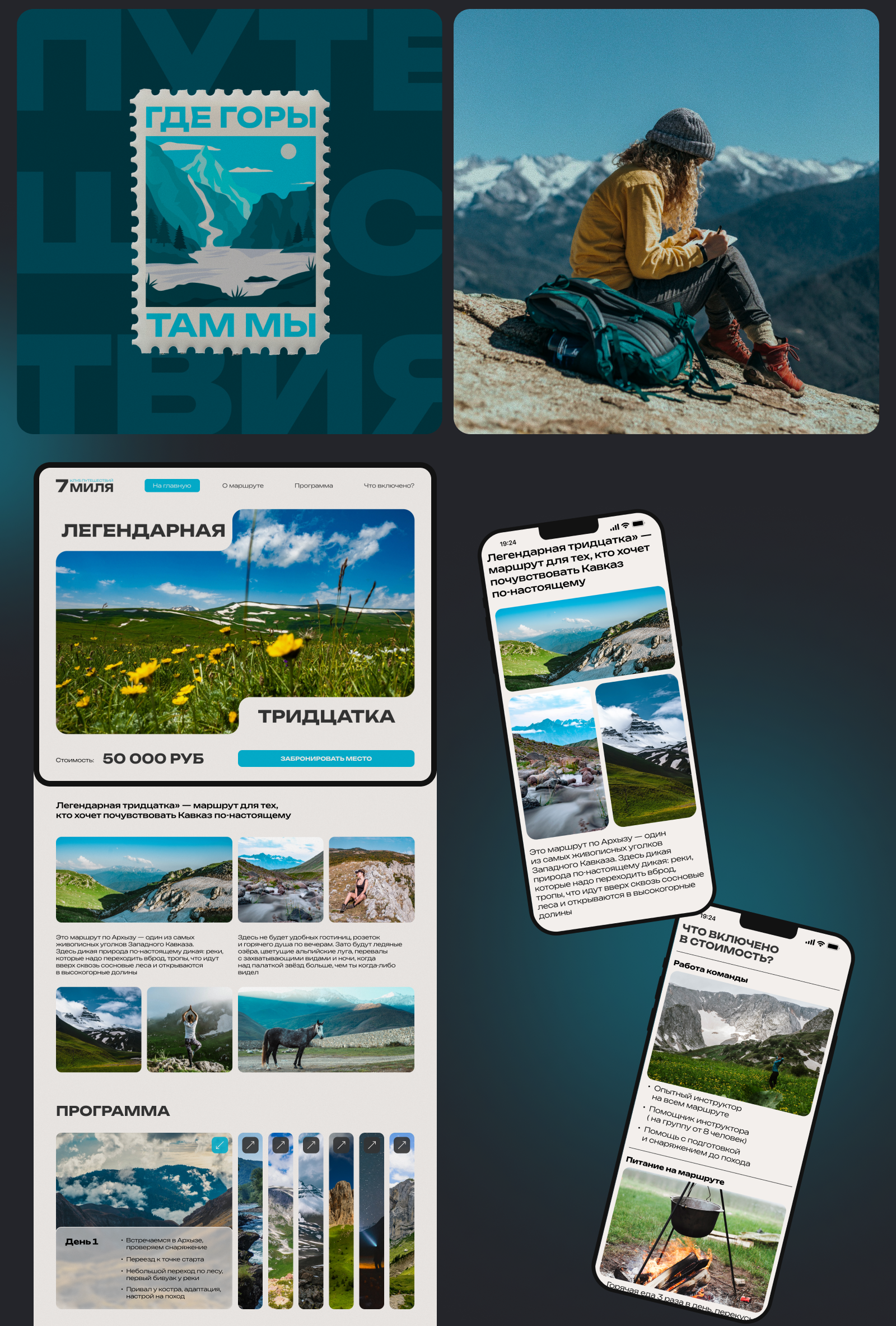 Дизайн сайта для туристической компании | Web-design — Изображение №8 — Интерфейсы, Брендинг на Dprofile