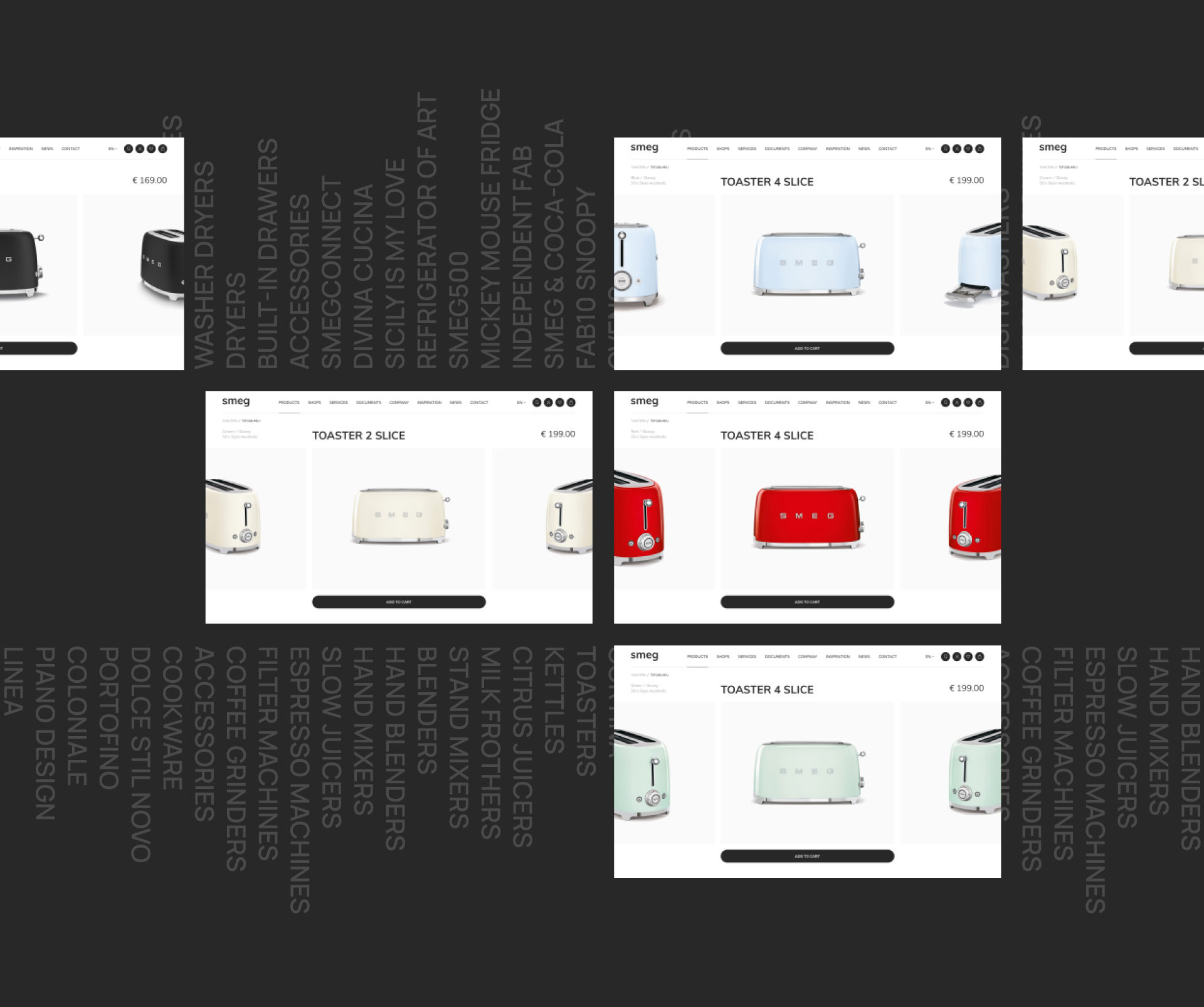 SMEG | E-commerce redesign — Изображение №7 — Интерфейсы, Брендинг на Dprofile