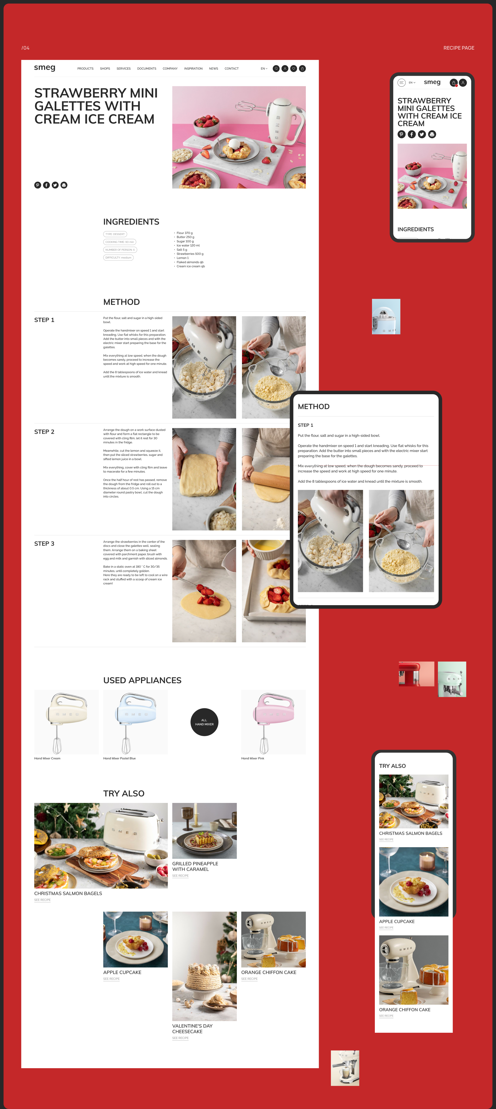SMEG | E-commerce redesign — Изображение №8 — Интерфейсы, Брендинг на Dprofile