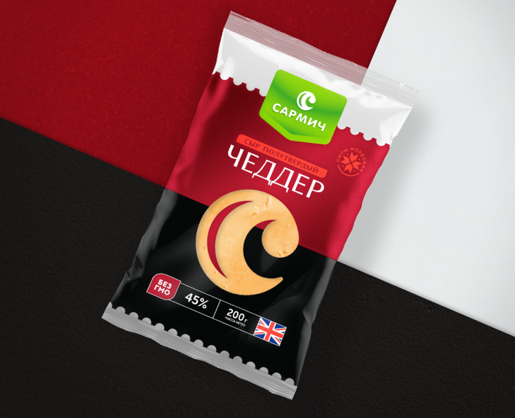 Sarmich — cheese packaging на Dprofile