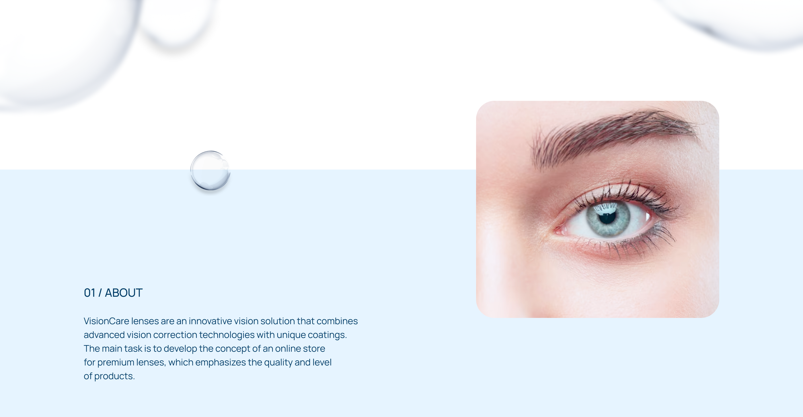 VisionCare concept — Изображение №1 — Интерфейсы, Брендинг на Dprofile