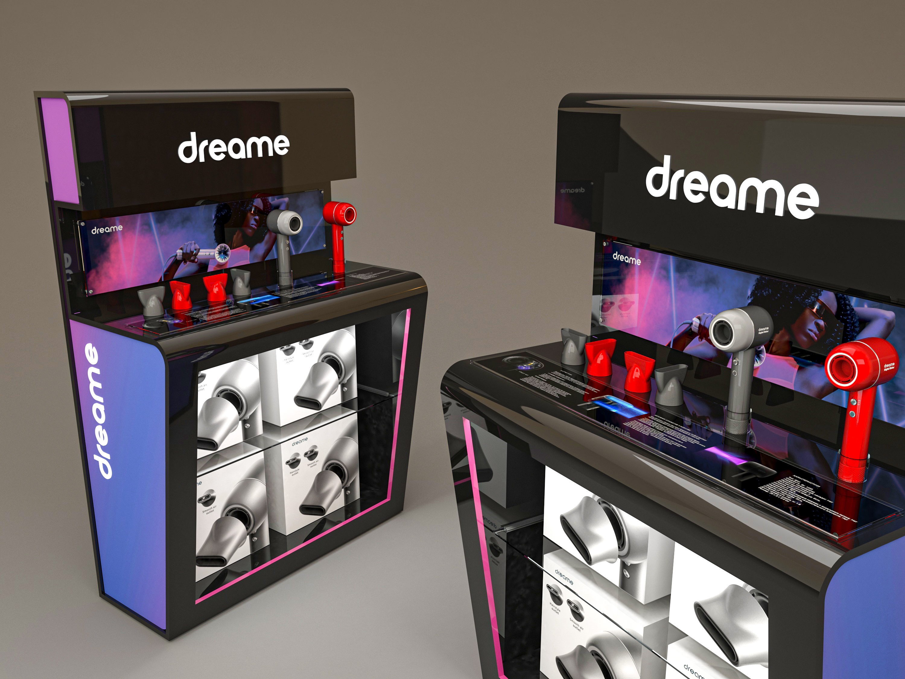 dreame displays — Изображение №2 — Брендинг, 3D на Dprofile