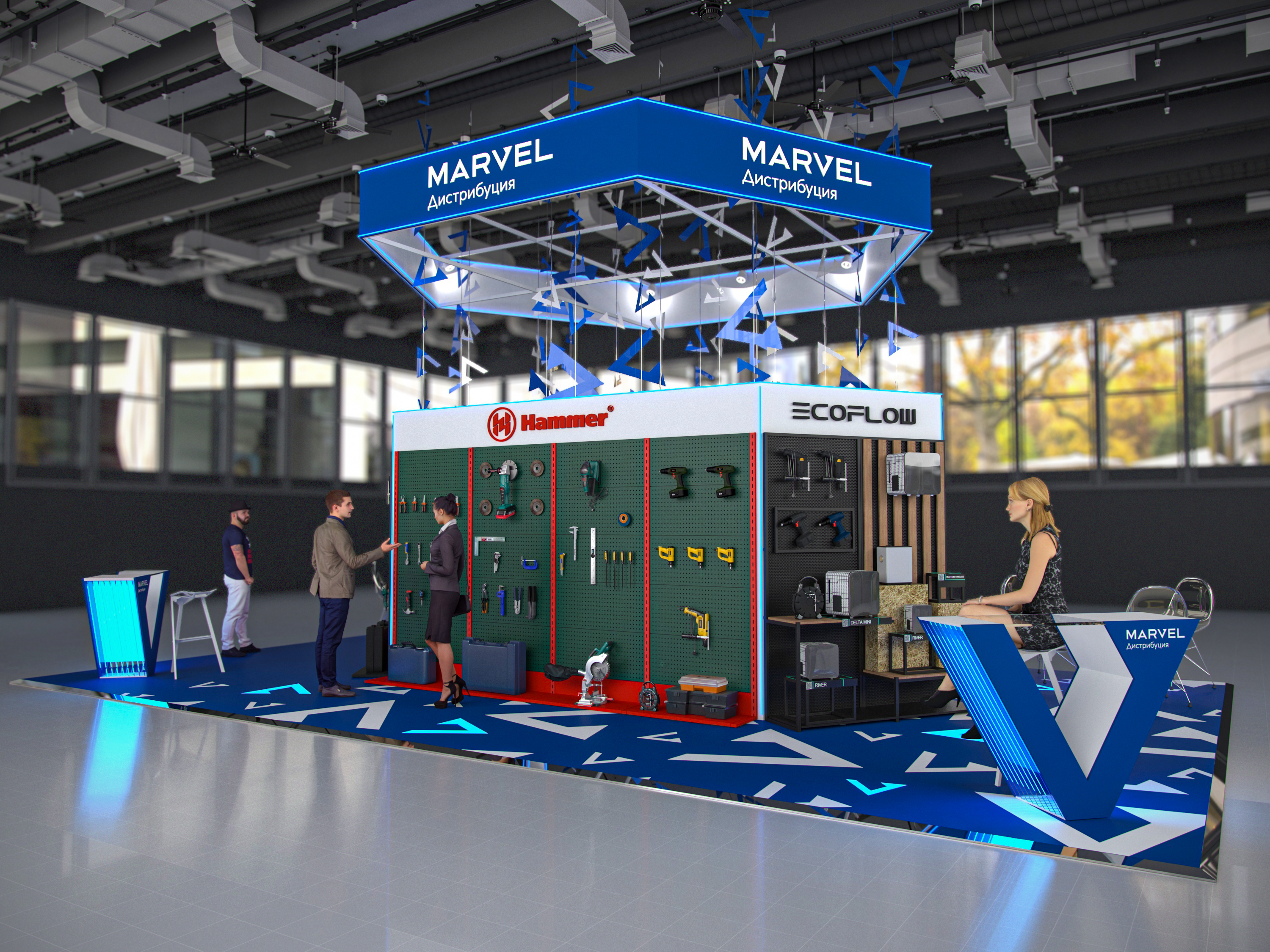 MARVEL exhibition — Изображение №4 — Брендинг, 3D на Dprofile