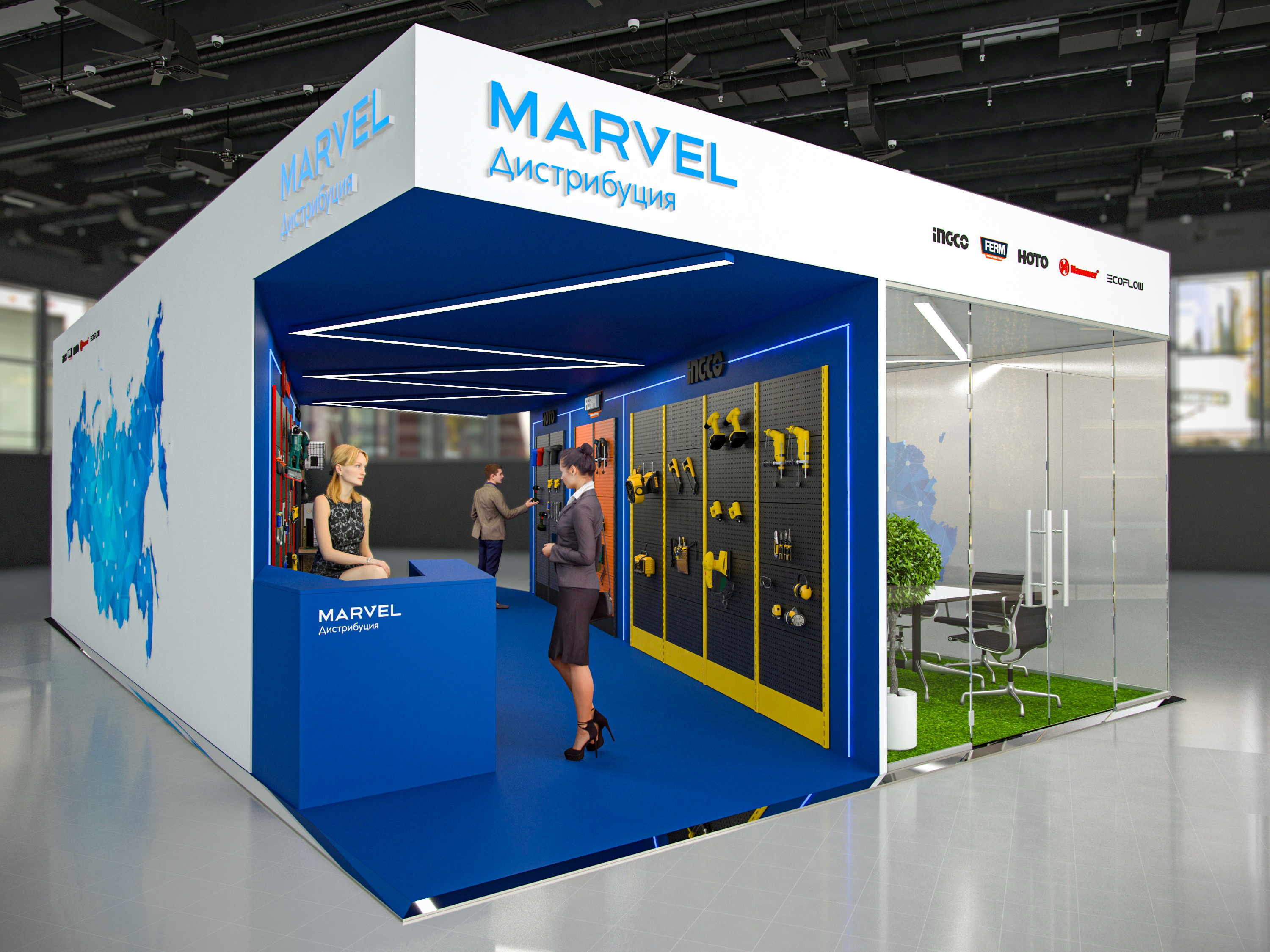 MARVEL exhibition — Изображение №1 — Брендинг, 3D на Dprofile