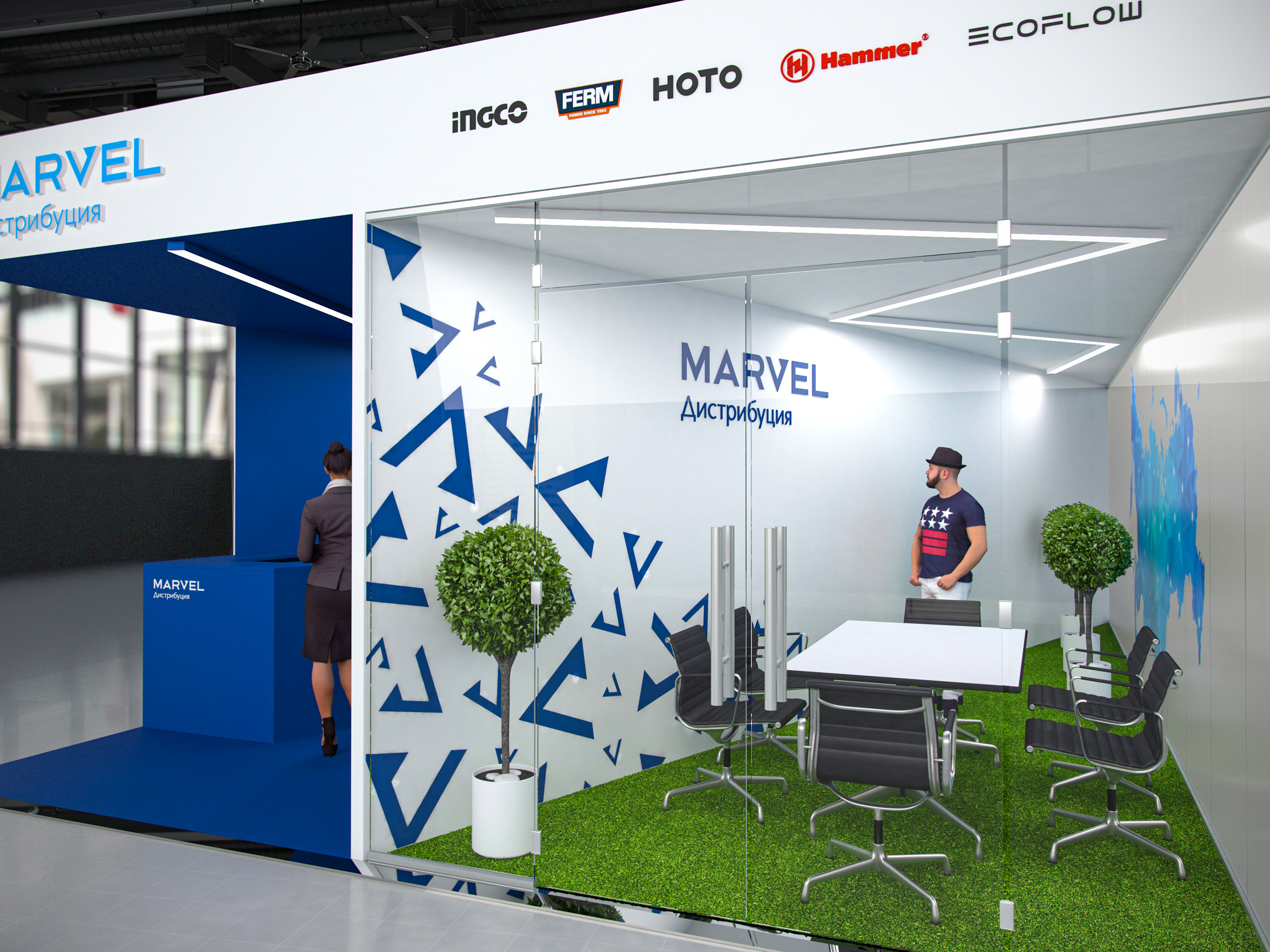 MARVEL exhibition — Изображение №3 — Брендинг, 3D на Dprofile