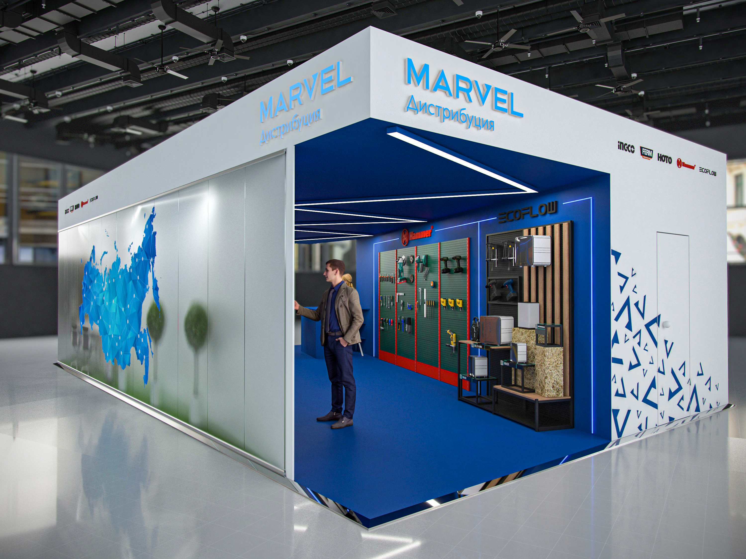 MARVEL exhibition — Изображение №2 — Брендинг, 3D на Dprofile