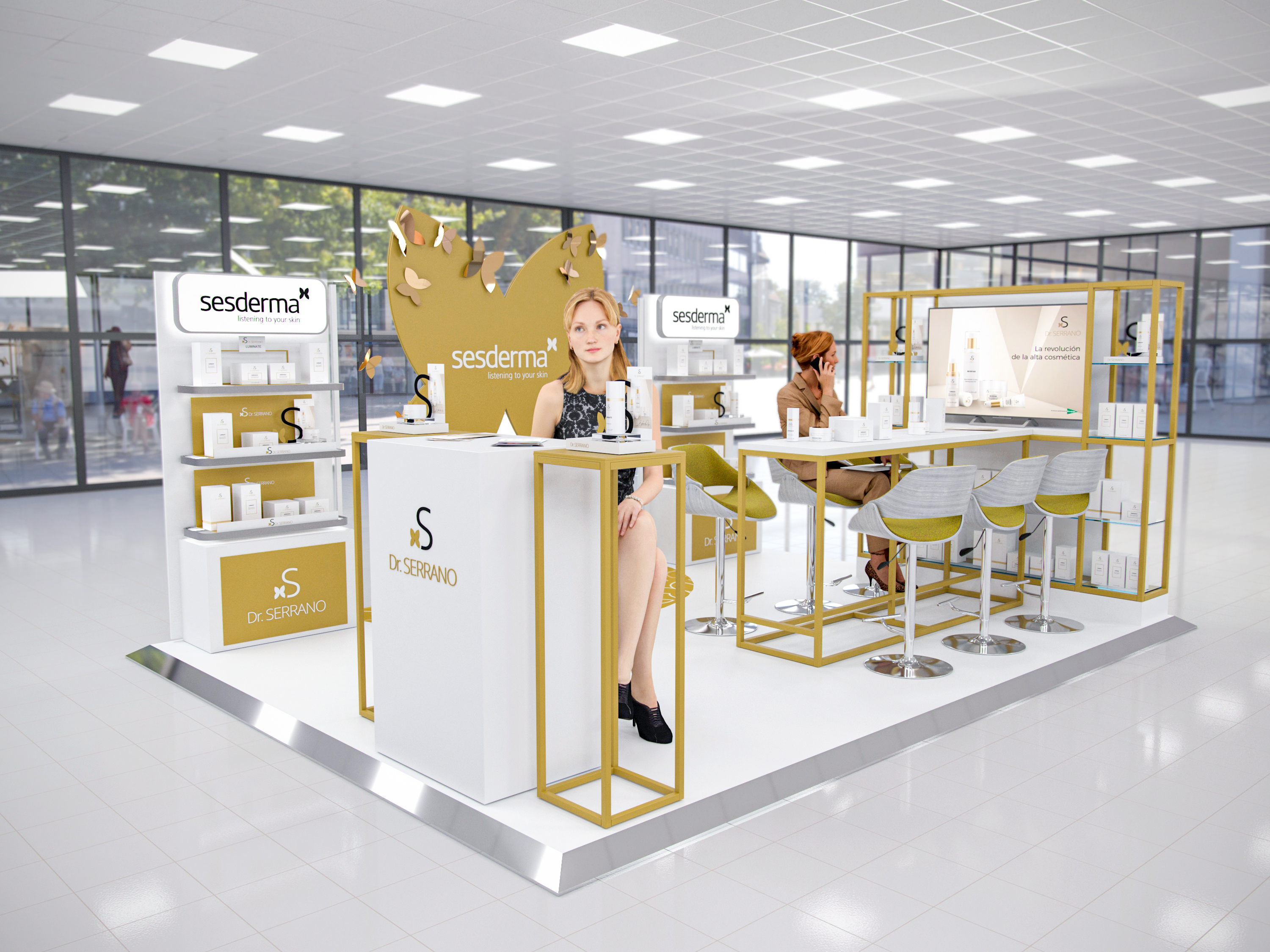 sesderma shop in shop — Изображение №2 — Брендинг, 3D на Dprofile