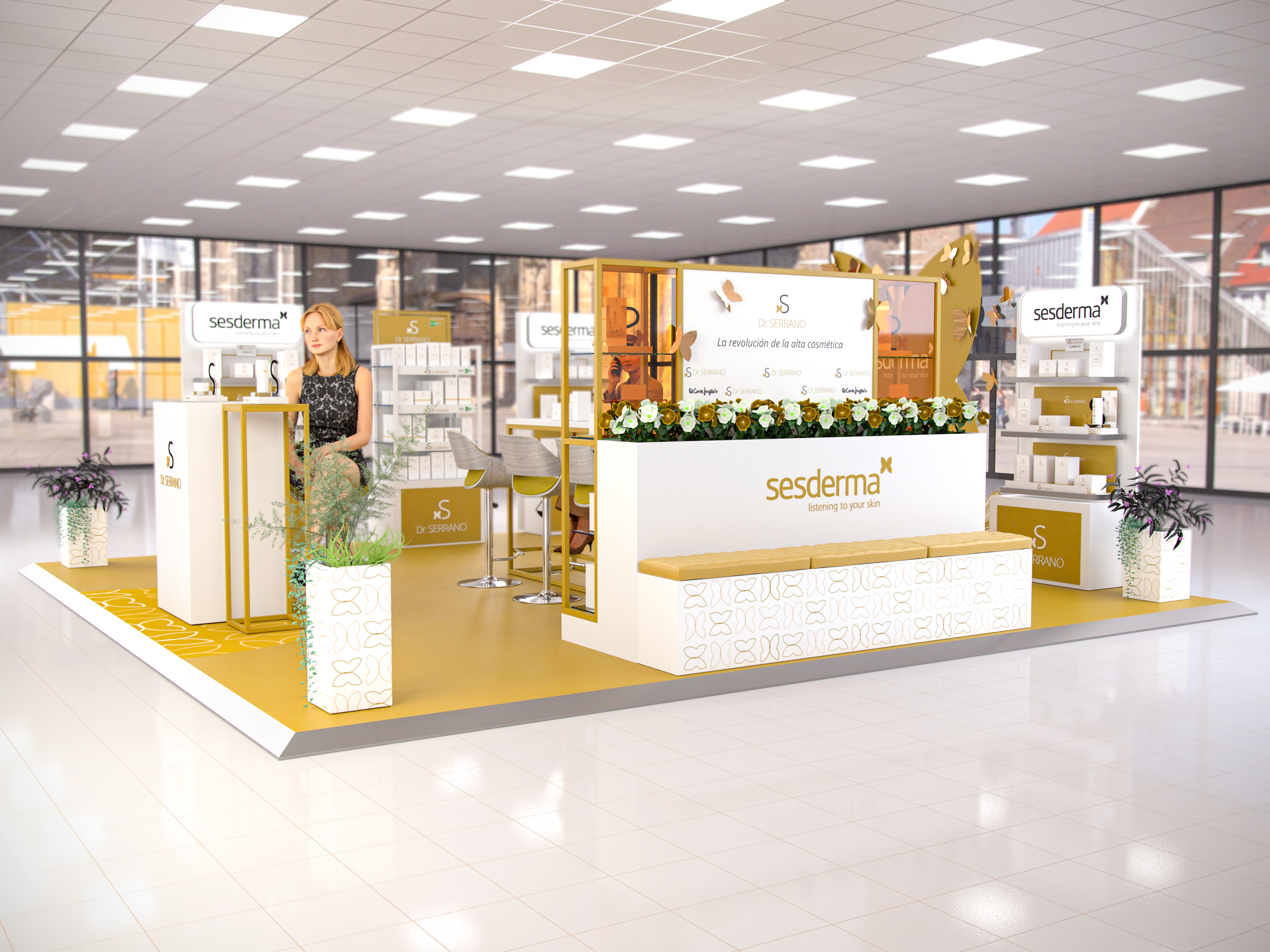 sesderma shop in shop — Изображение №4 — Брендинг, 3D на Dprofile