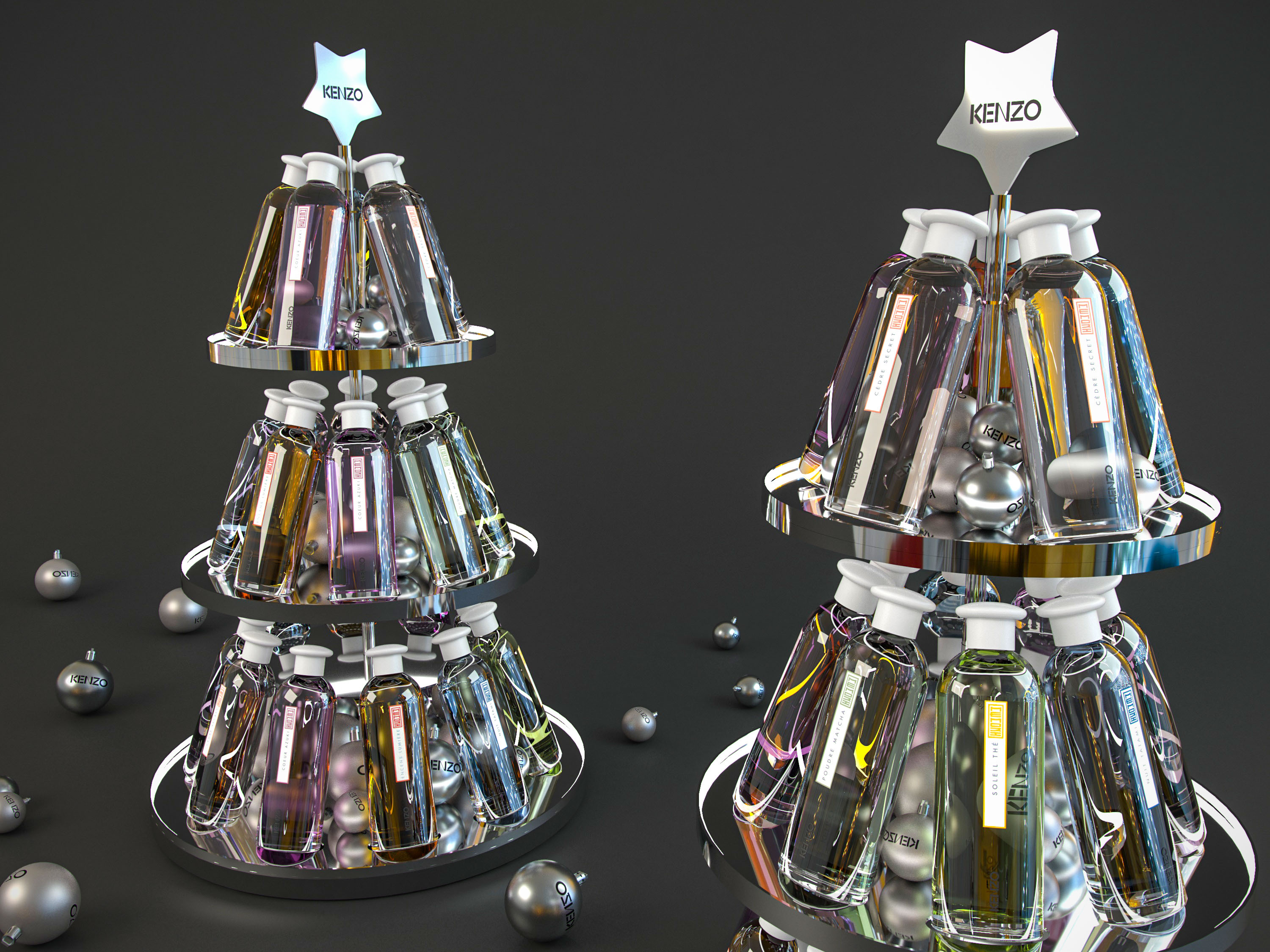 perfum christmas tree — Изображение №1 — Брендинг, 3D на Dprofile