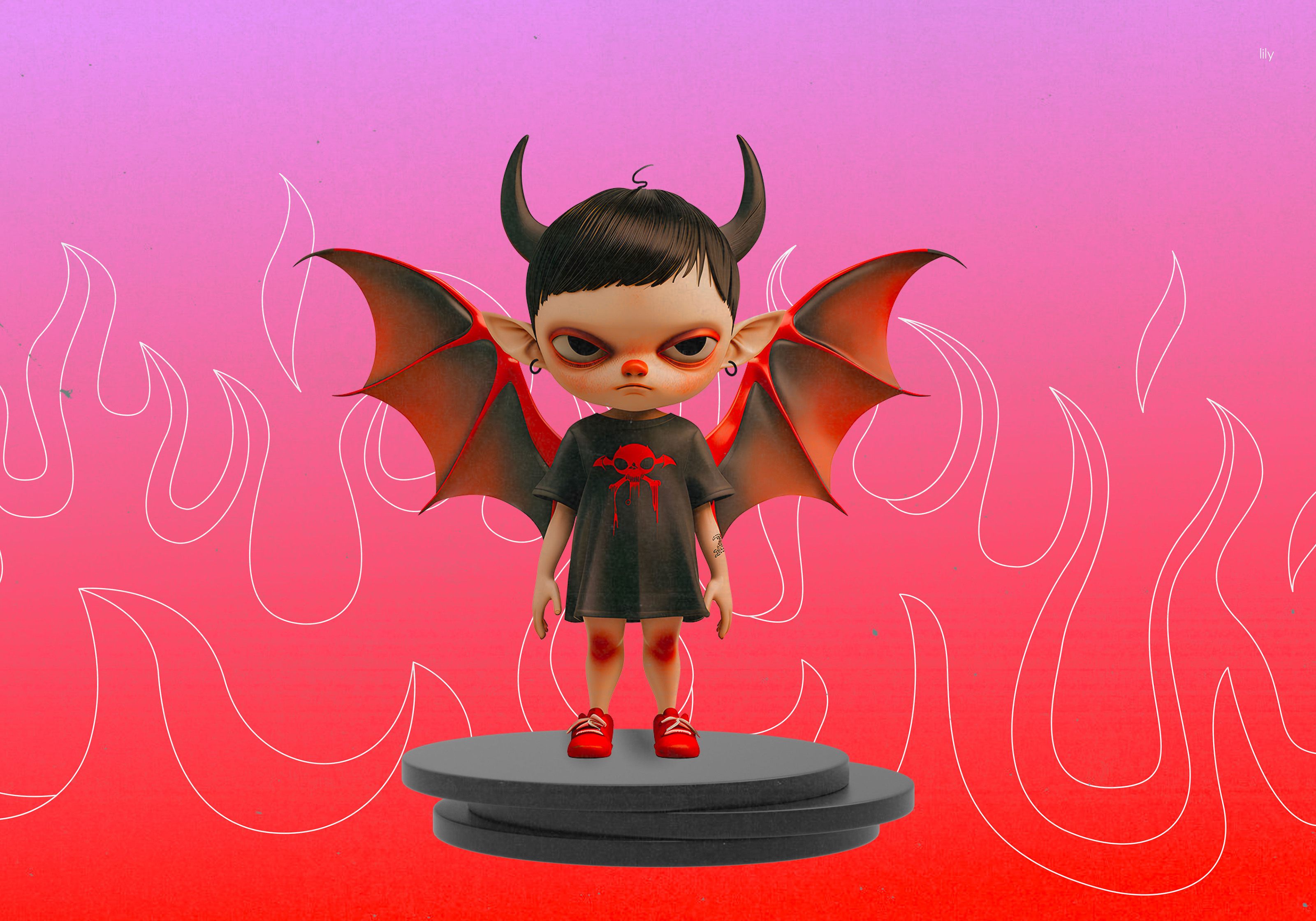 Vampire | Сharacter design — Изображение №3 — Иллюстрация, 3D на Dprofile