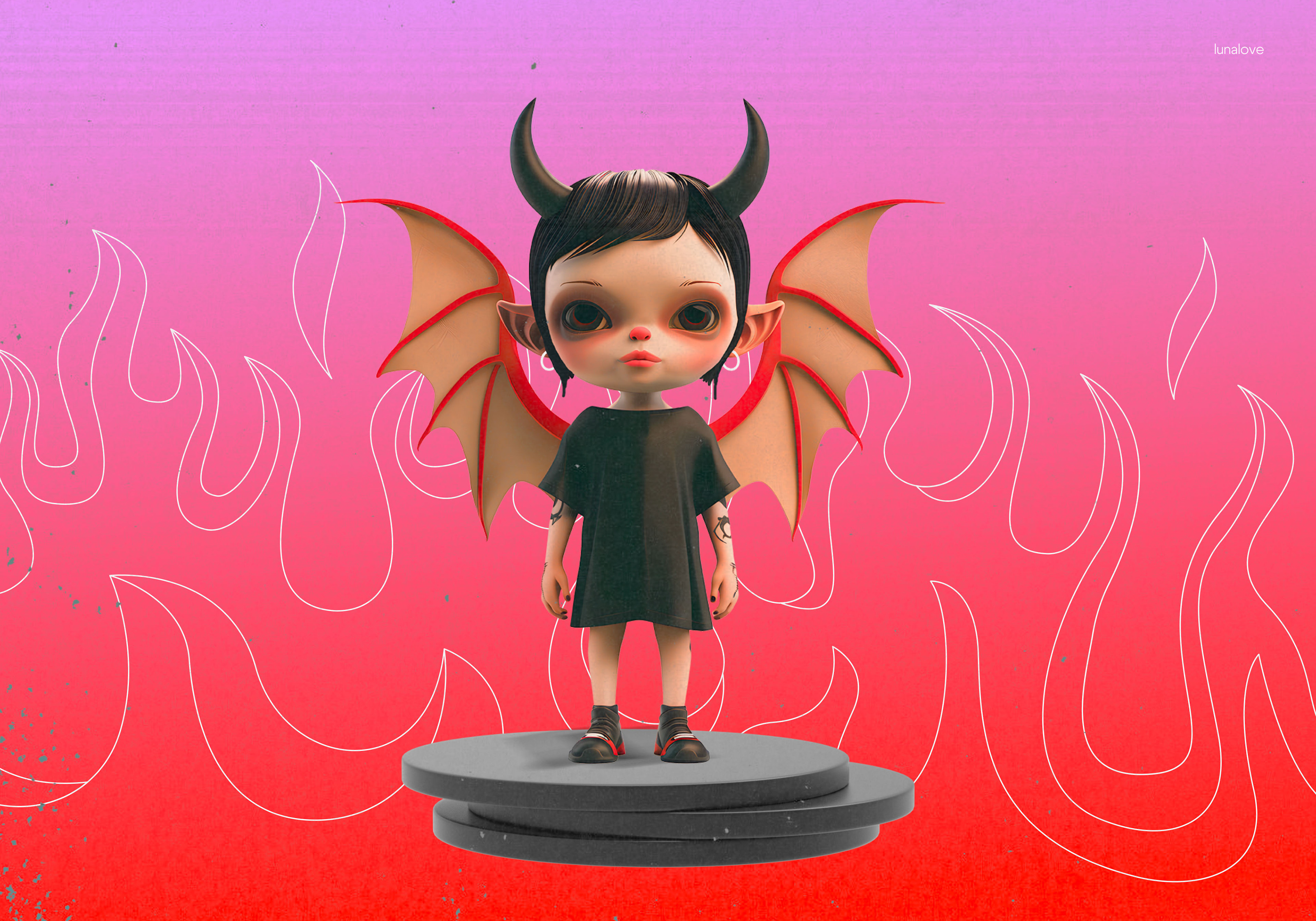 Vampire | Сharacter design — Изображение №6 — Иллюстрация, 3D на Dprofile
