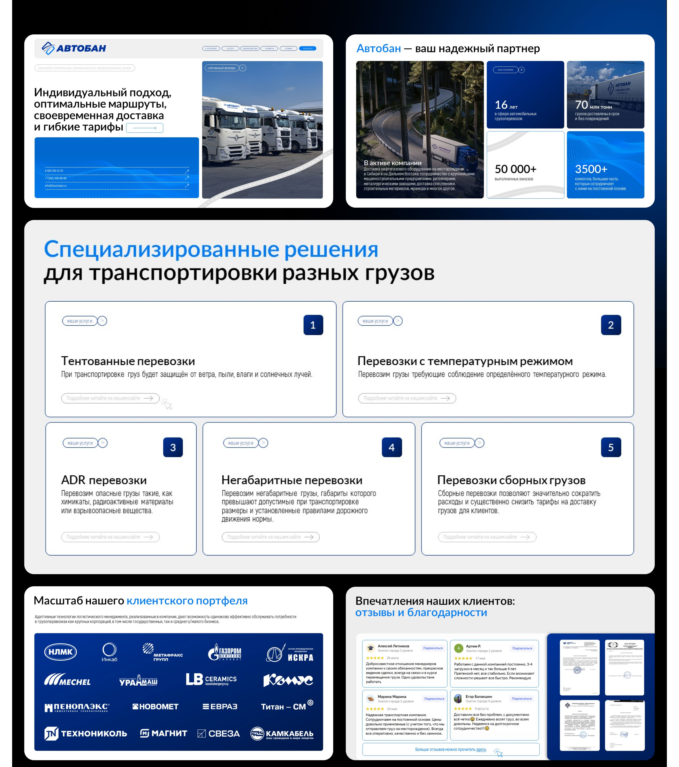 Коммерческое предложение для транспортной компании — Изображение №6 — Маркетинг на Dprofile