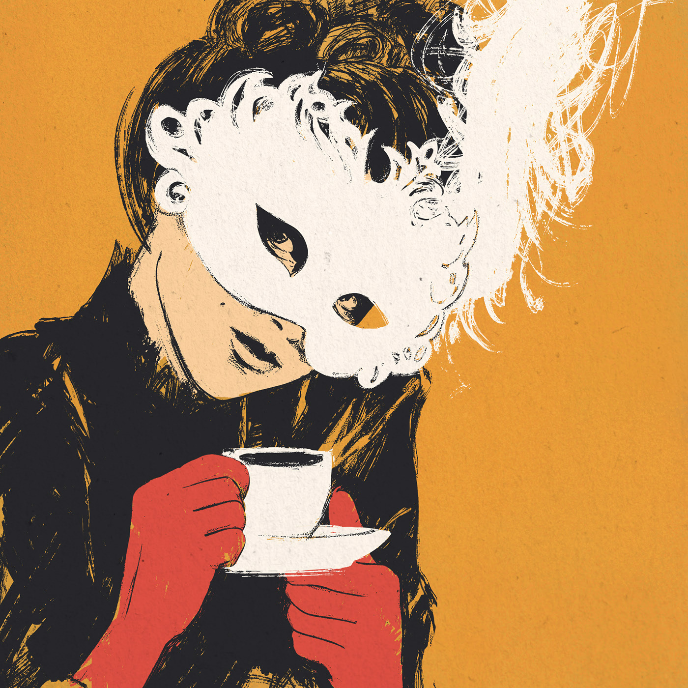 кофе Gustav Grossmann — Изображение №5 — Брендинг, Иллюстрация на Dprofile