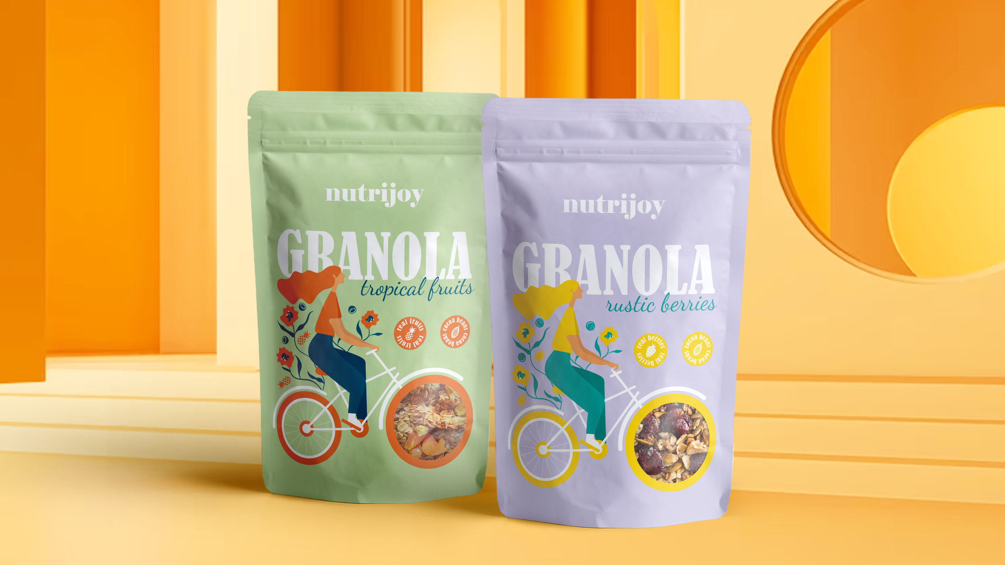 Логотип и упаковка для гранолы|granola packaging design — Изображение №3 — Брендинг на Dprofile