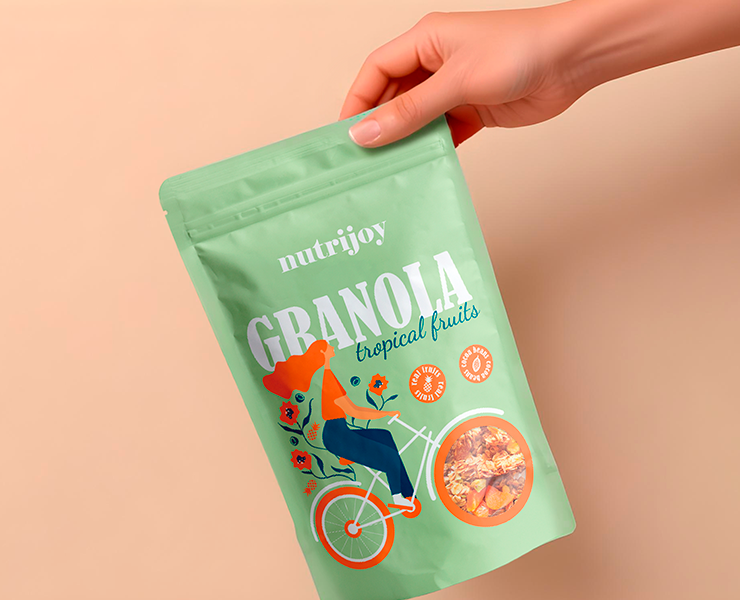 Логотип и упаковка для гранолы|granola packaging design — Брендинг на Dprofile
