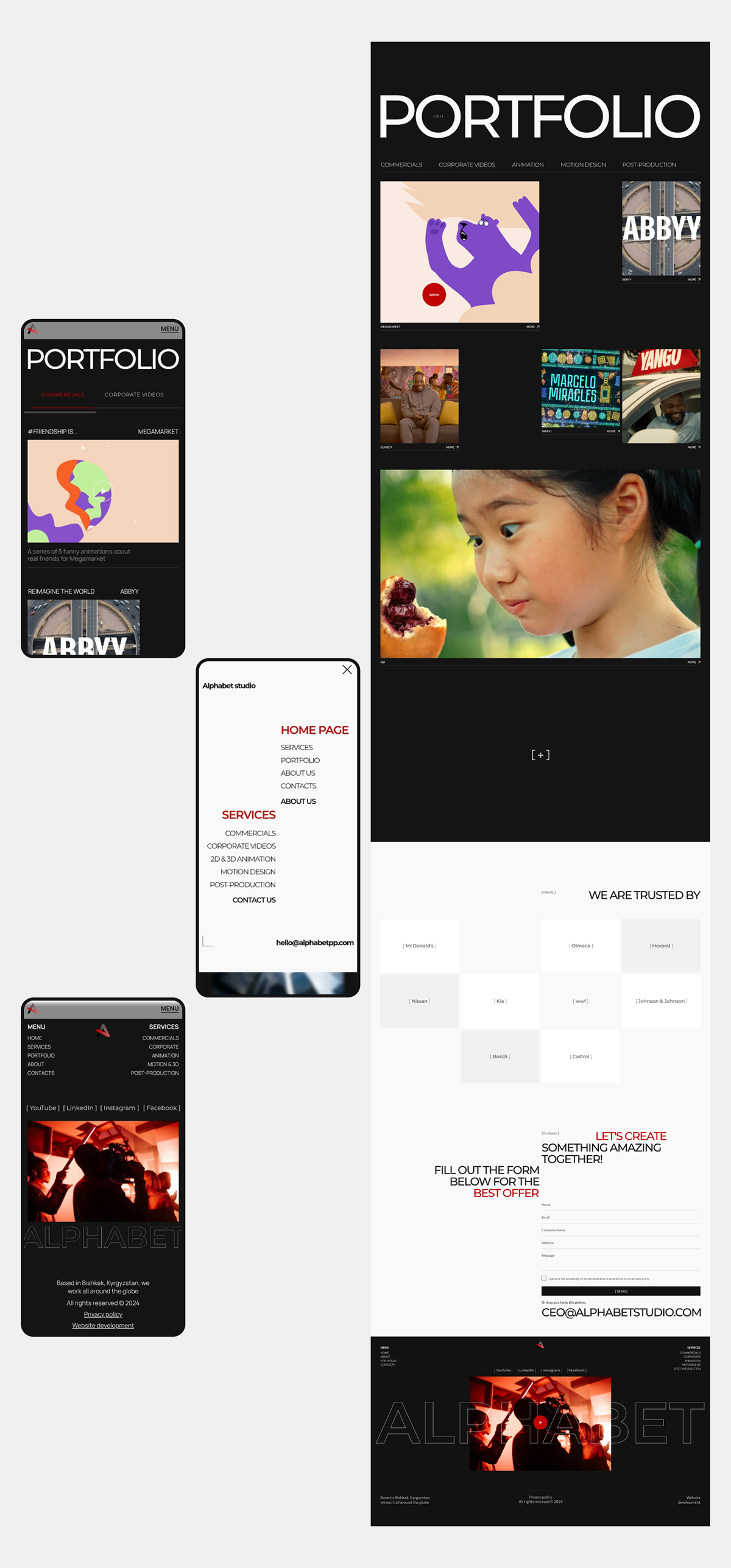 Alphabet Studio — Изображение №4 — Интерфейсы на Dprofile