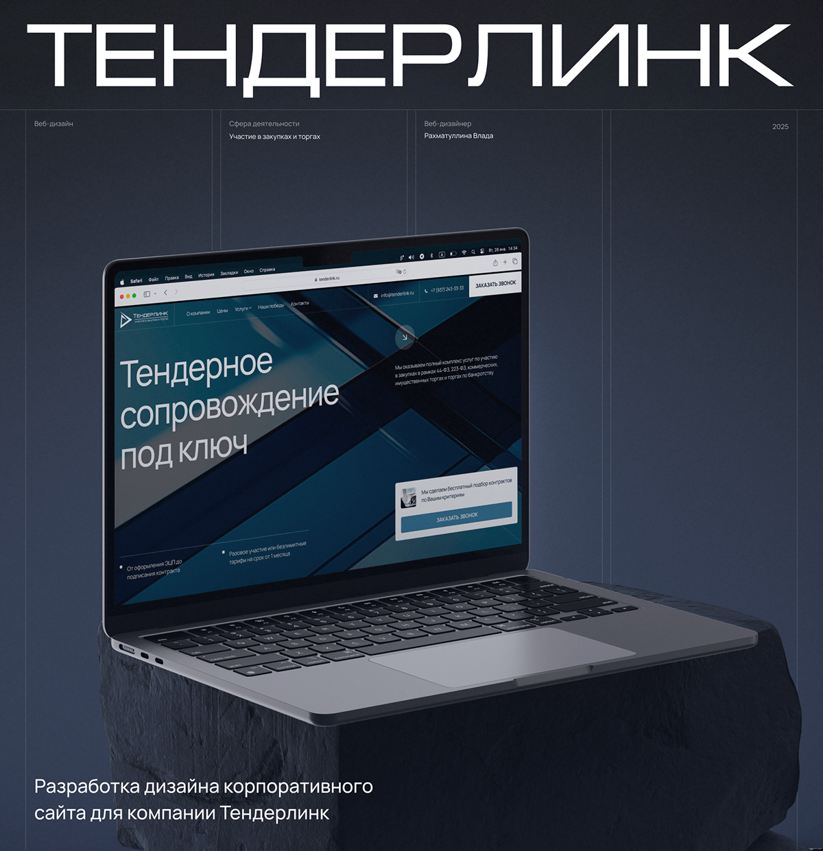 Дизайн сайта компании Тендерлинк | Закупки и тендера — Изображение №1 — Интерфейсы на Dprofile
