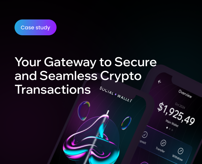 Crypto wallet app and landing — Case study — Интерфейсы, Маркетинг на Dprofile