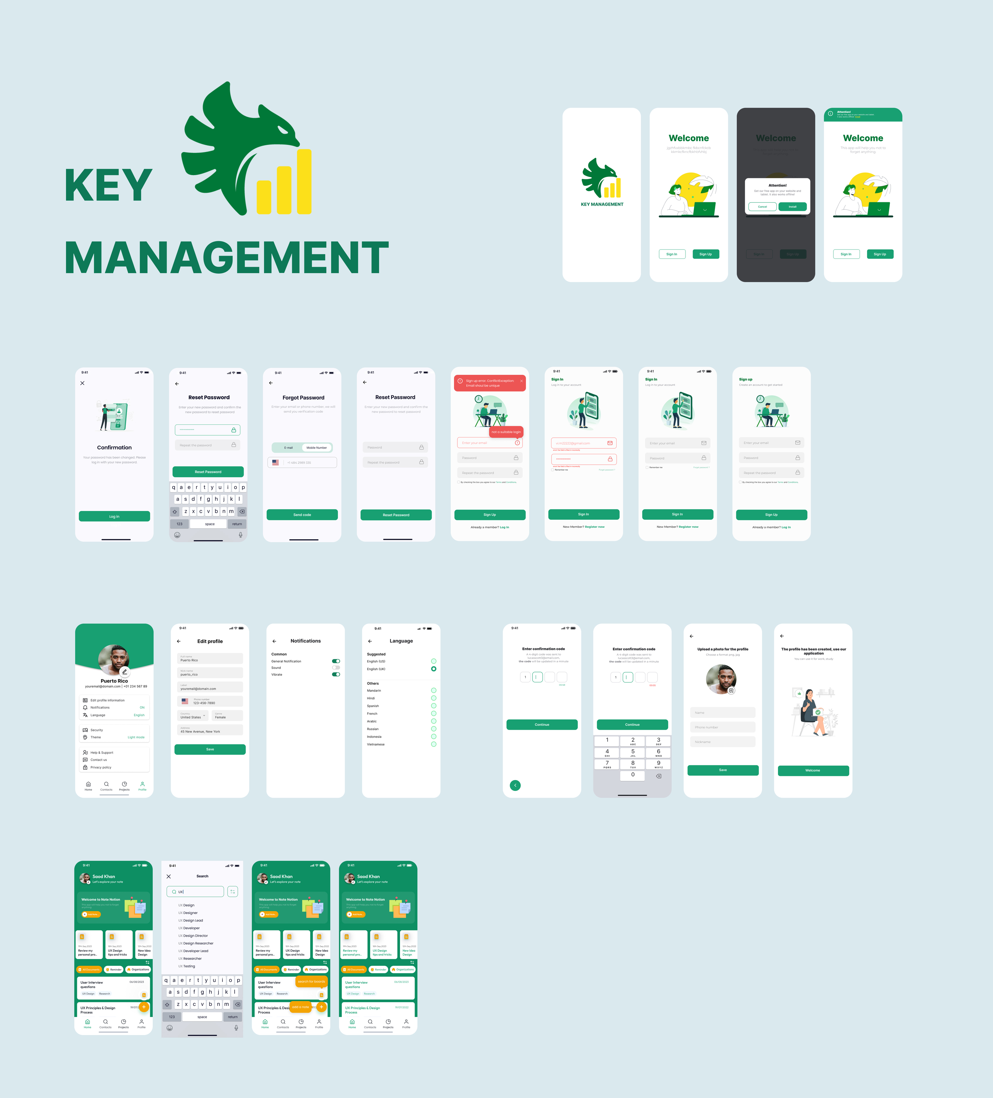 KEY MANAGEMENT — Изображение №3 — Интерфейсы, Маркетинг на Dprofile