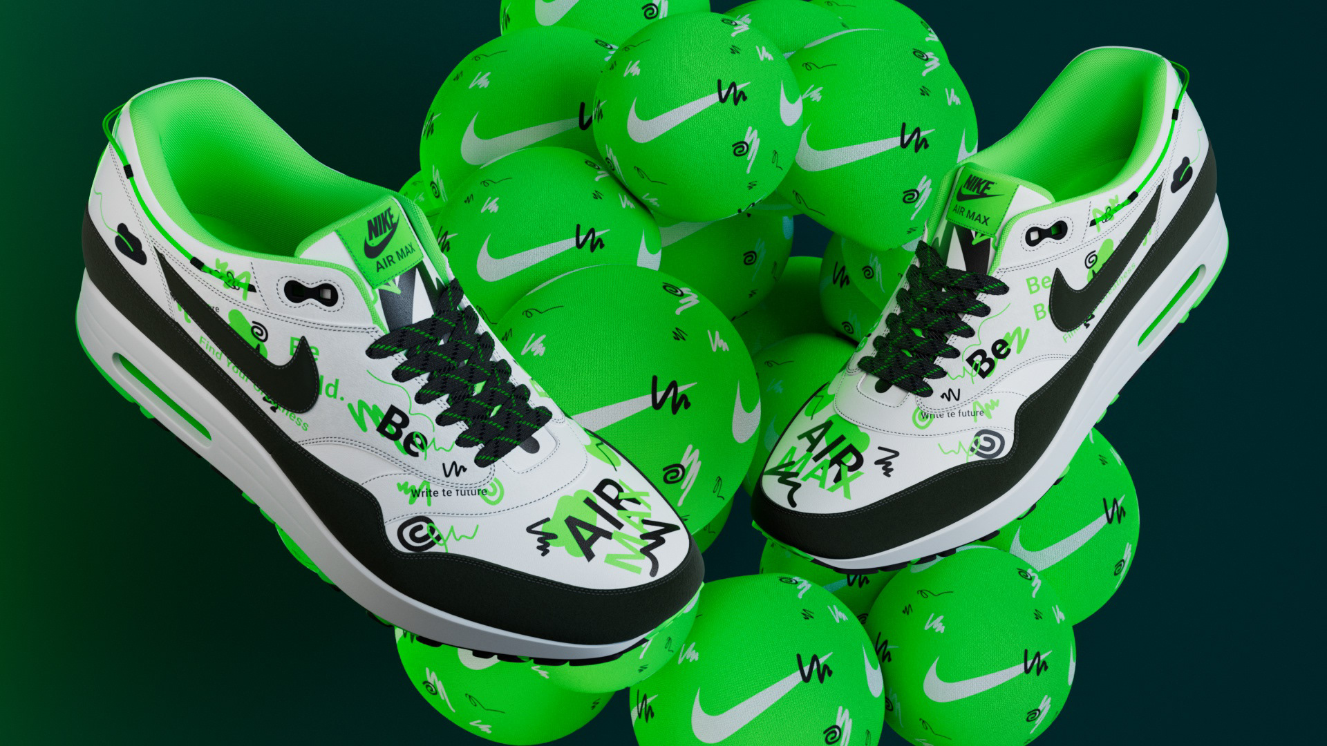NIKE Air Max Custom Design Concept — Изображение №12 — Брендинг, Иллюстрация на Dprofile