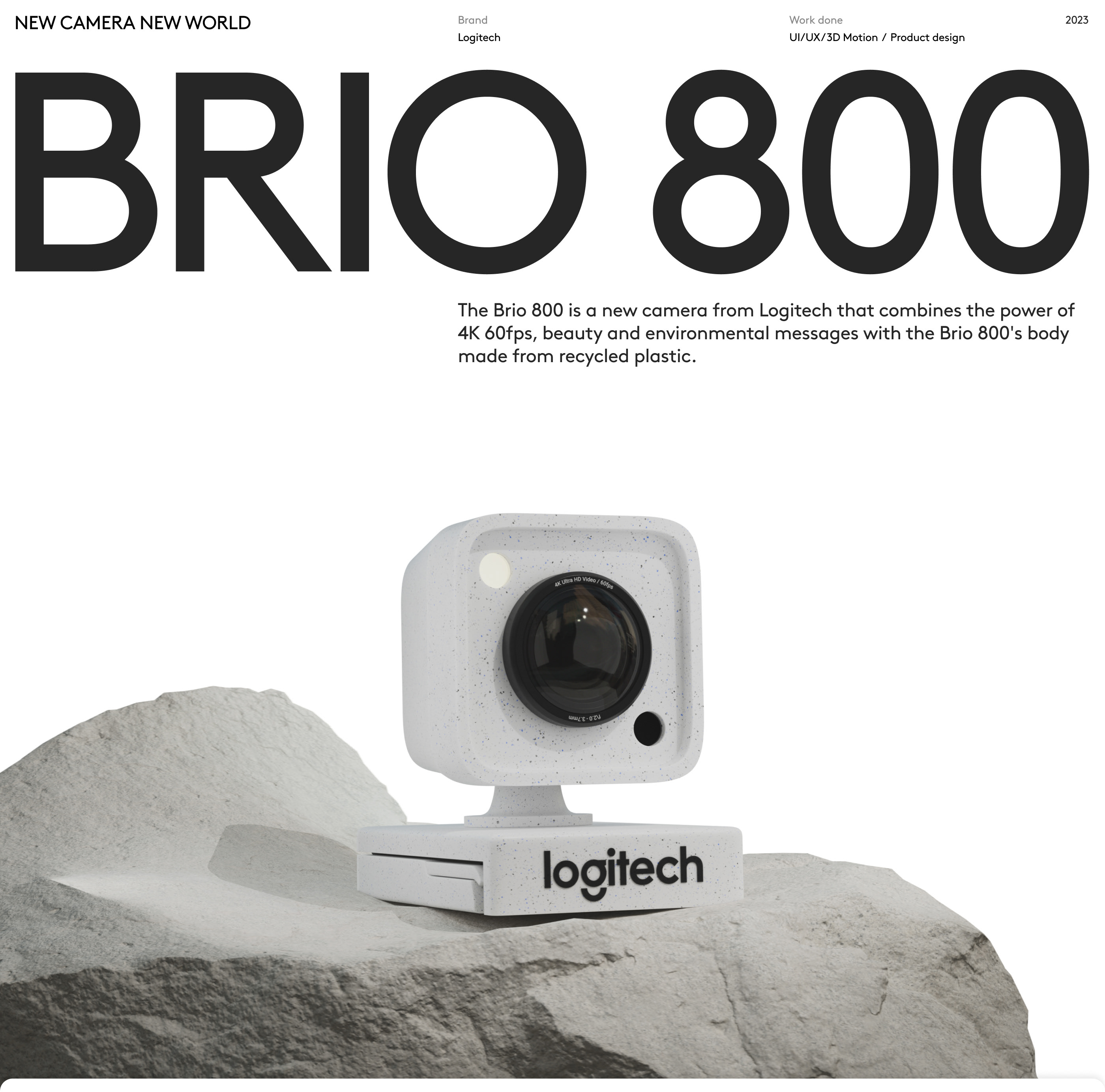 Logitech Brio 800 — Изображение №1 — Интерфейсы, Иллюстрация на Dprofile